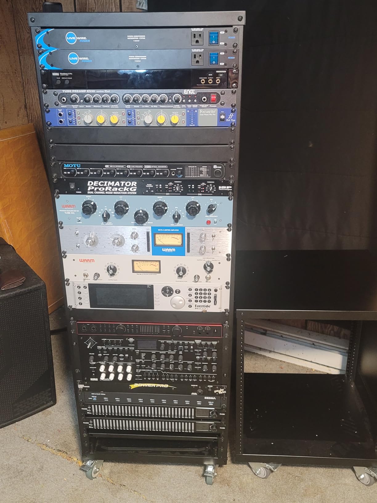 AxcessAbles 12U Network Rack with Wheels - 500lb Capacity, 18