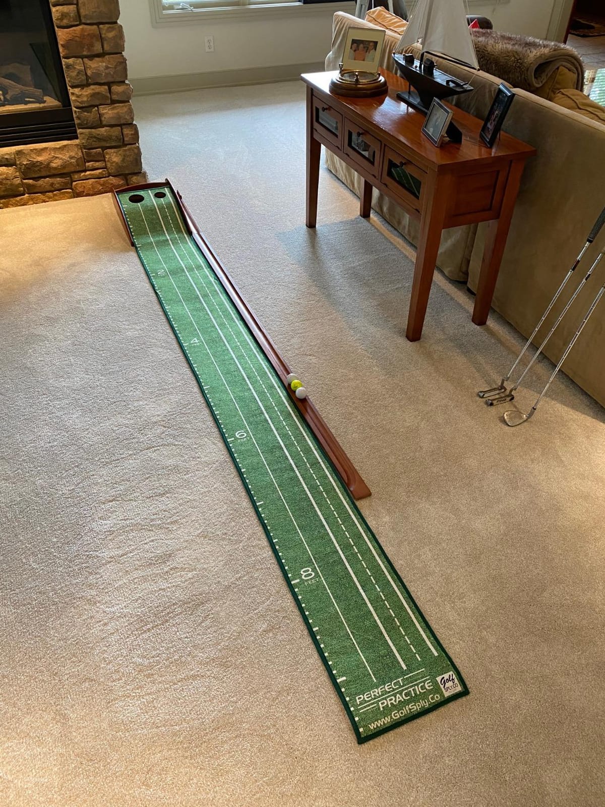Perfect Practice Standard 9' Putting Mat - Indoor Putting Green customer photo 2