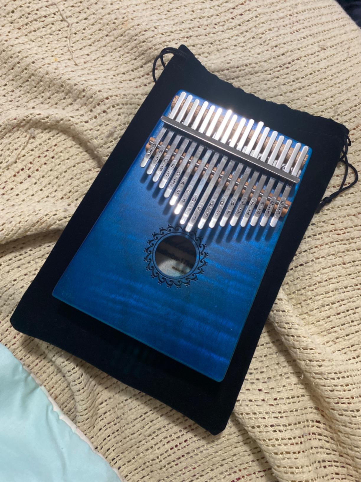 Kalimba Thumb Piano 17 Keys, Portable Mbira Finger Piano for Kids & Adults customer photo 1