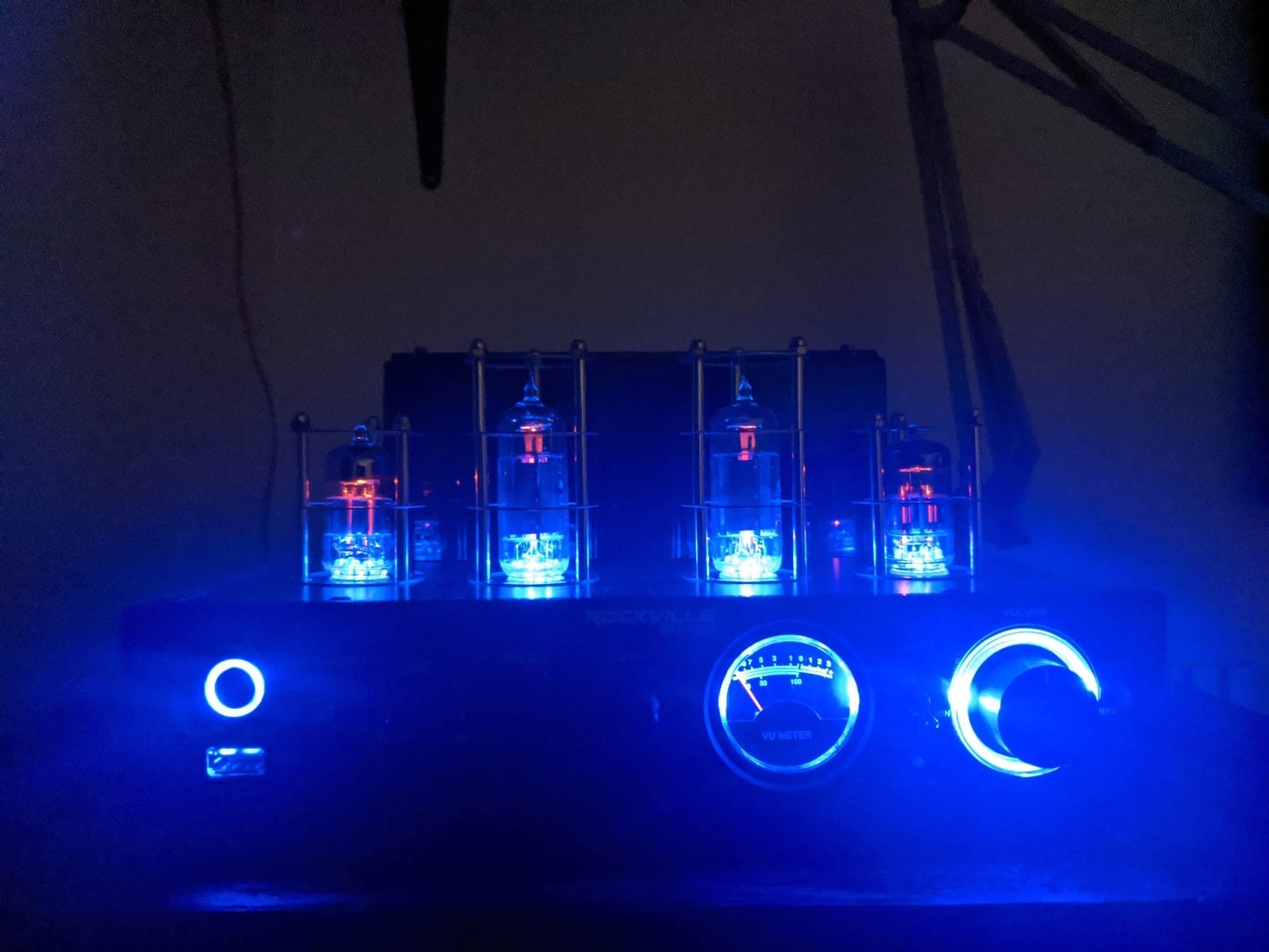 Rockville BluTube LED 70W Tube Amplifier Home Theater Stereo Receiver with Bluetooth, HDMI & Optical, Black with Blue Lights - Perfect for Audiophile Music, Home Theater & Gaming customer photo 1