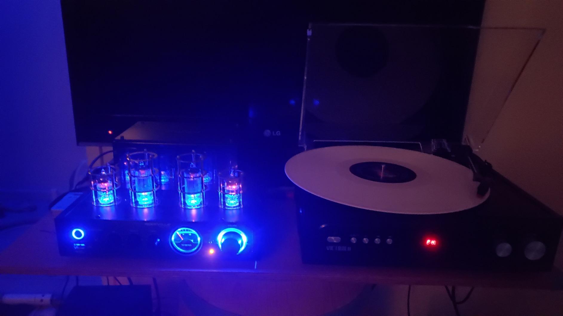 Rockville BluTube LED 70W Tube Amplifier Home Theater Stereo Receiver with Bluetooth, HDMI & Optical, Black with Blue Lights - Perfect for Audiophile Music, Home Theater & Gaming customer photo 2