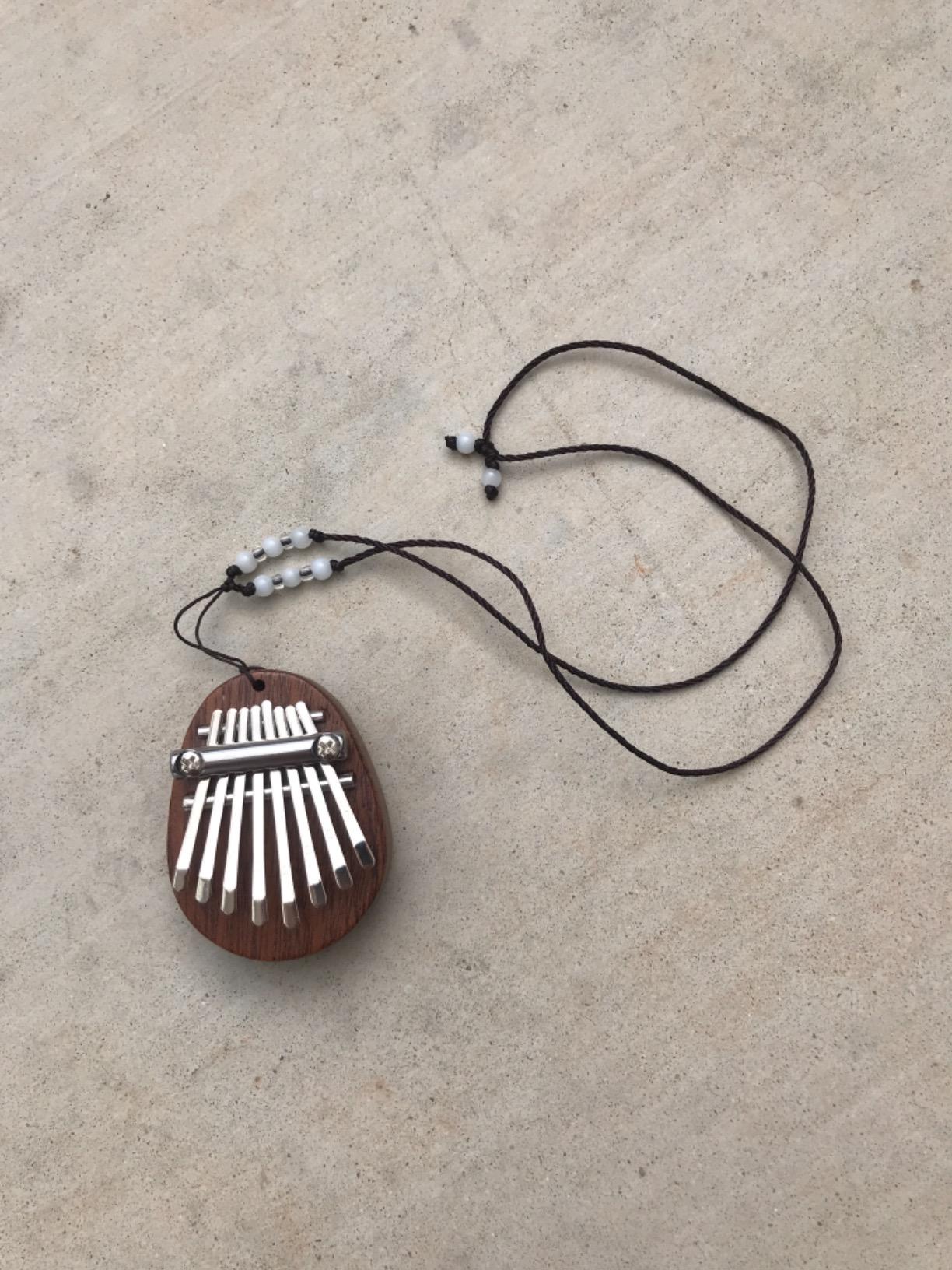 8 Key Mini Kalimba exquisite Finger Thumb Piano Marimba Musical good accessory Pendant Gift customer photo 2