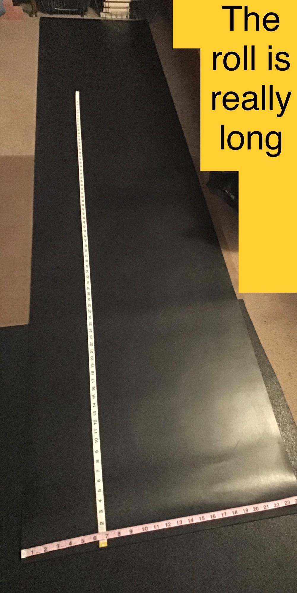 10BKS-080-24C10 Heavy-Duty No-Slip Tool Box Liner & Drawer Liner - Black 24
