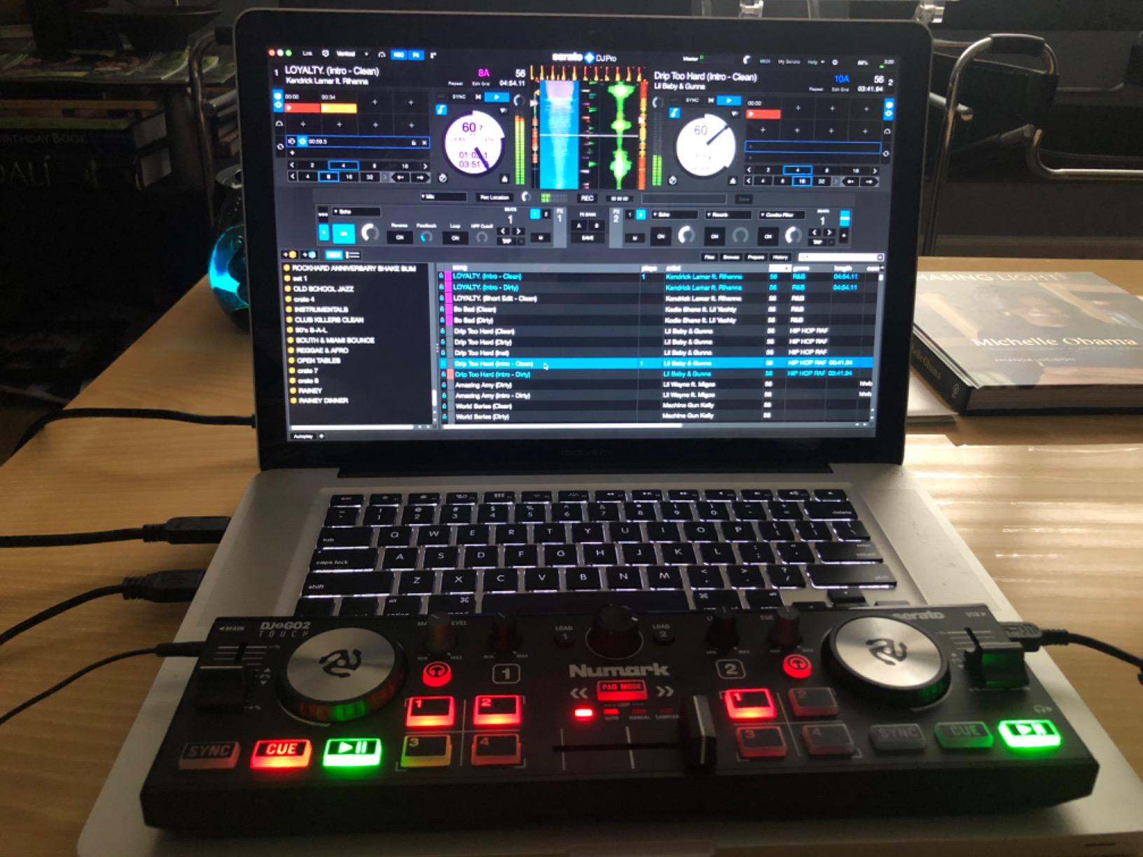 Numark DJ2GO2 Touch Compact DJ Controller | Portable, 2-Deck, DJ Mixer, Touch-Capacitive Wheels, Integrated Audio Interface, and Serato Lite, Gen 3 customer photo 2