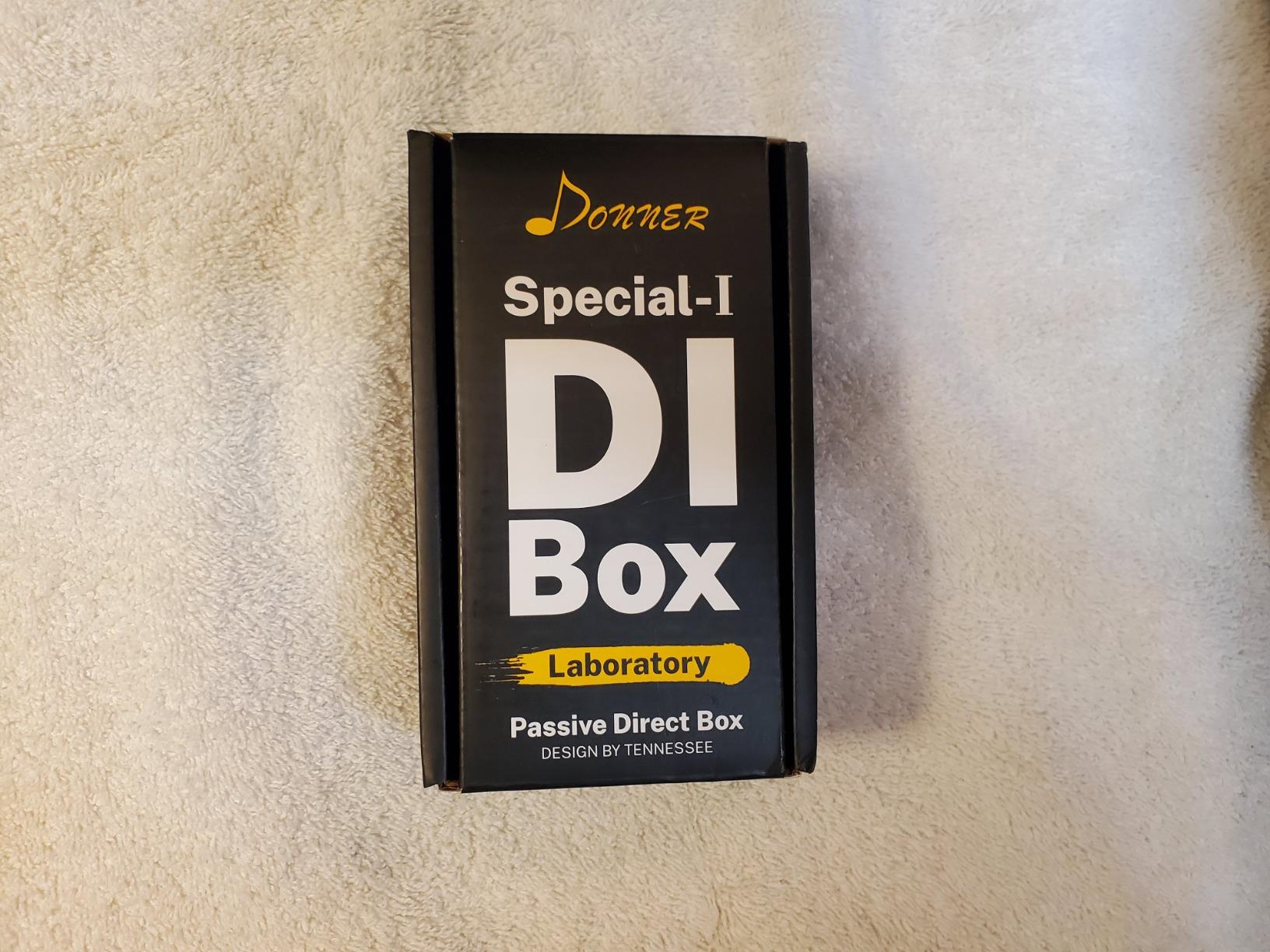 Donner Special-Ⅰ Professional High-Performance Passive DI-Box Unit Hum Eliminator 1/4