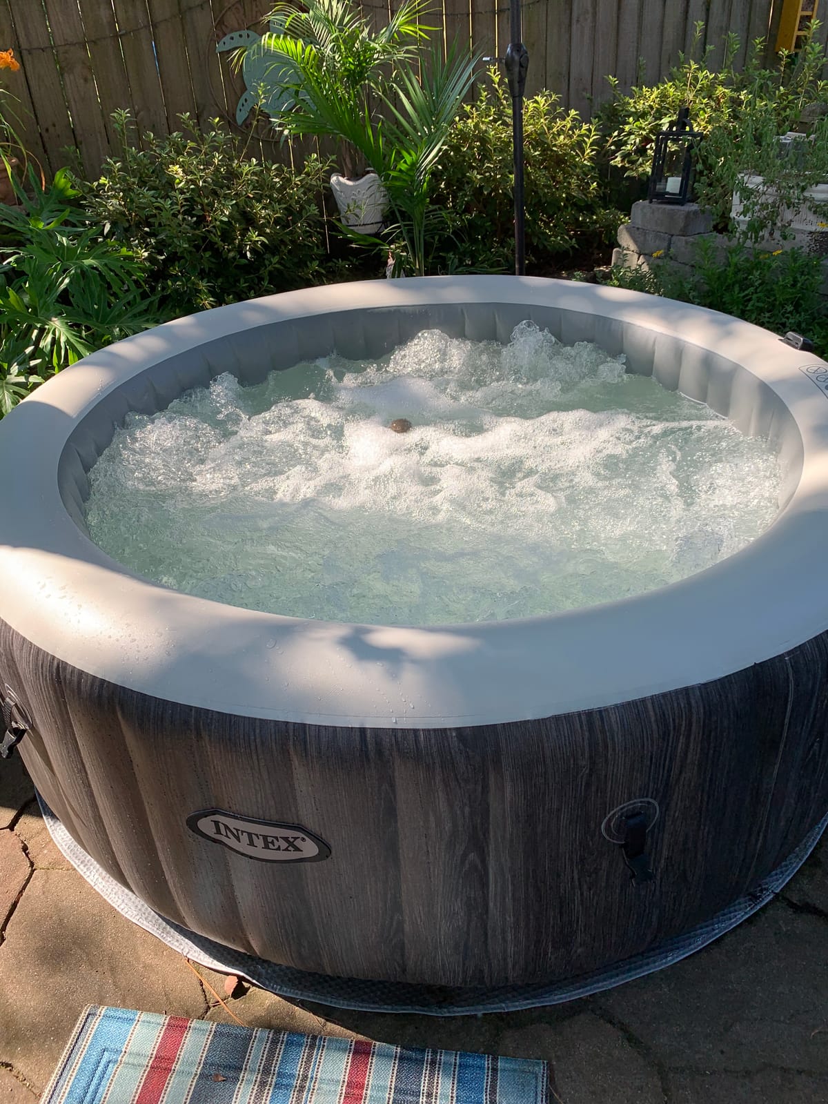 Intex 28439E 4-Person PureSpa 77in X 28in Greywood Deluxe Set customer photo 2