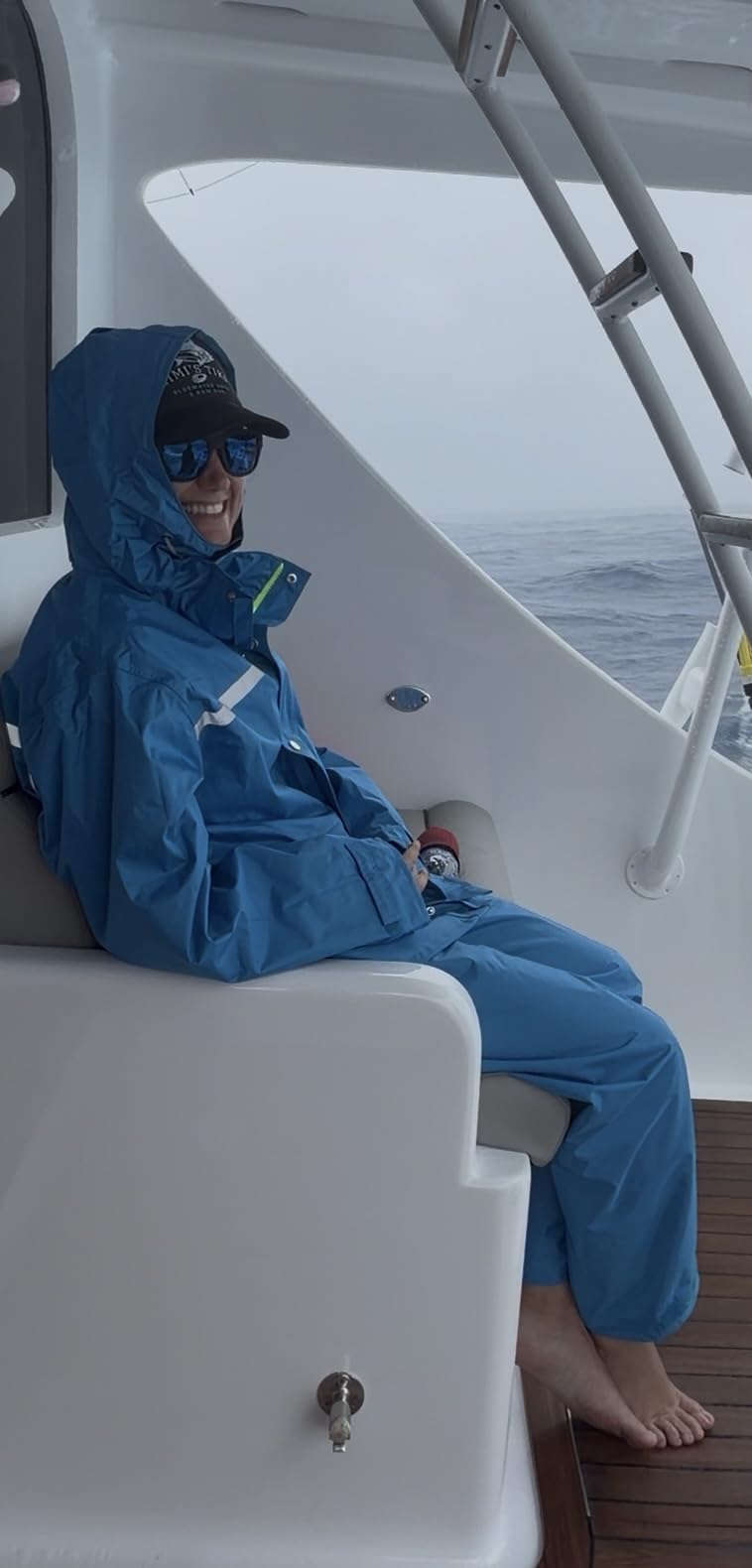 iCreek Rain Suit Waterproof Hi Vis Raincoat Reflective Rain Gear Unisex customer photo 2