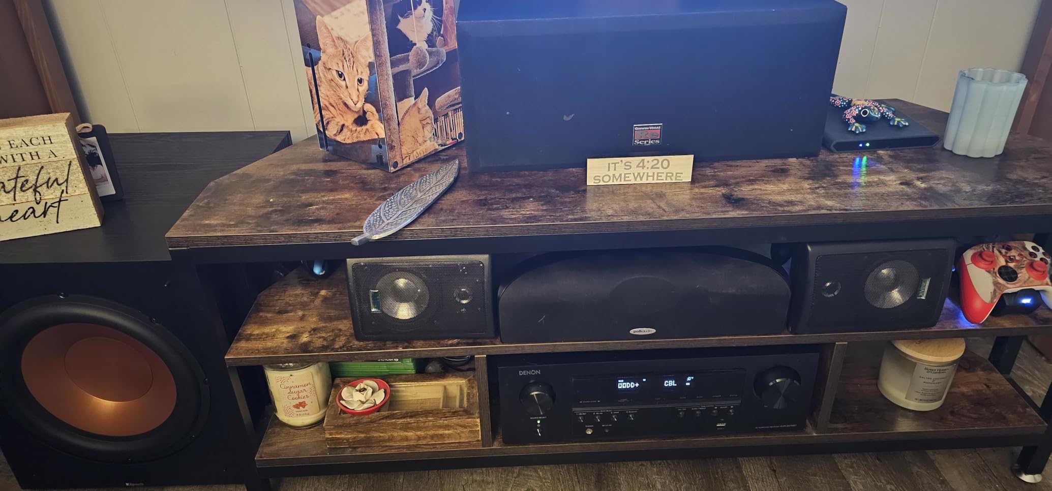 Klipsch Synergy Black Label Sub-120 12” Front-Firing Subwoofer with 200 Watts of continuous & 400 watts of Dynamic Power, and Digital Amplifier for Powerful Home Theater Bass in Black customer photo 2