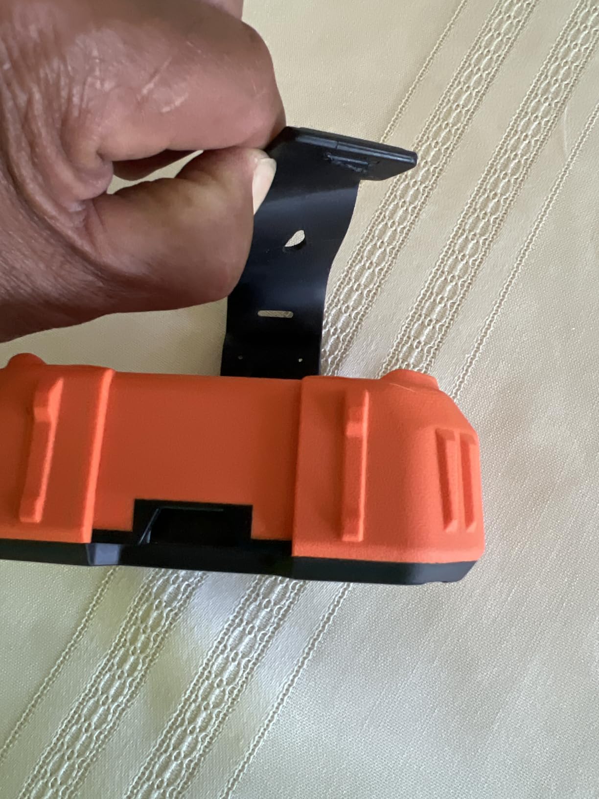 KLEIN TOOLS AEPJS2 Bluetooth Speaker with Magnetic Strip and Hook, Rechargeable, Wireless and Aux Capable, Hands Free Capable, 10 Hr Run Time, IP54 Dust and Water Resistant customer photo 2