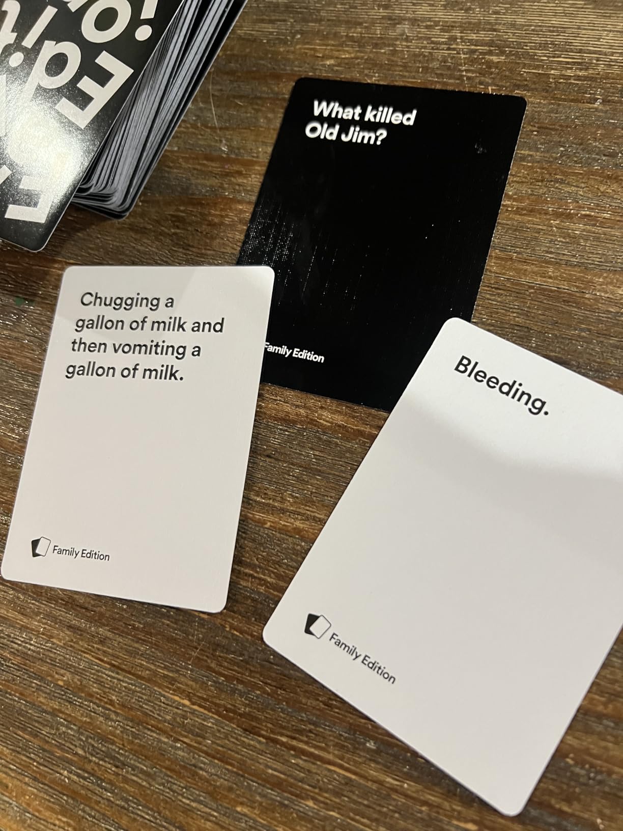 Cards Against Humanity Family Edition • Card Game for Your Horrible Family customer photo 1