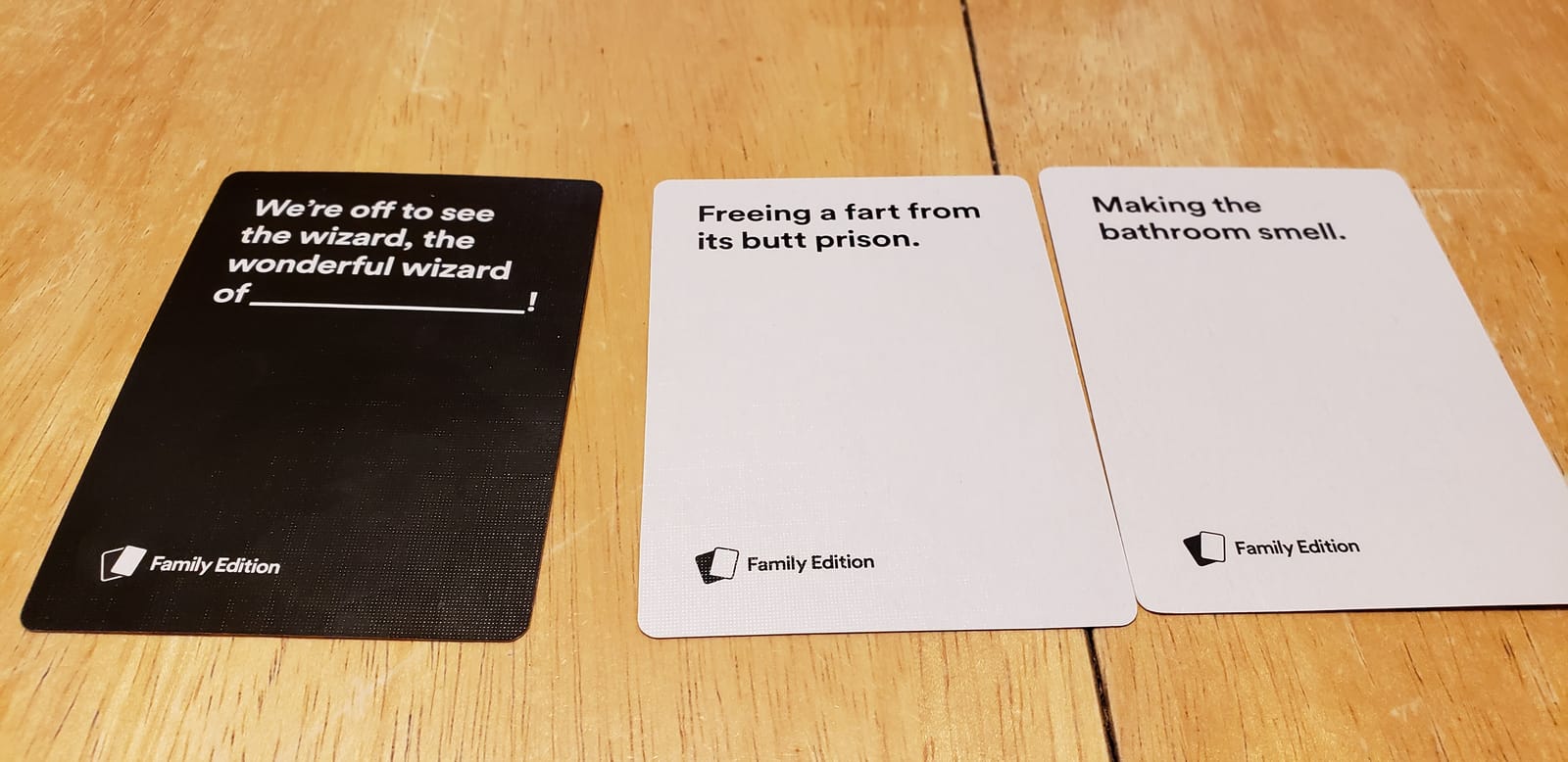 Cards Against Humanity Family Edition • Card Game for Your Horrible Family customer photo 2