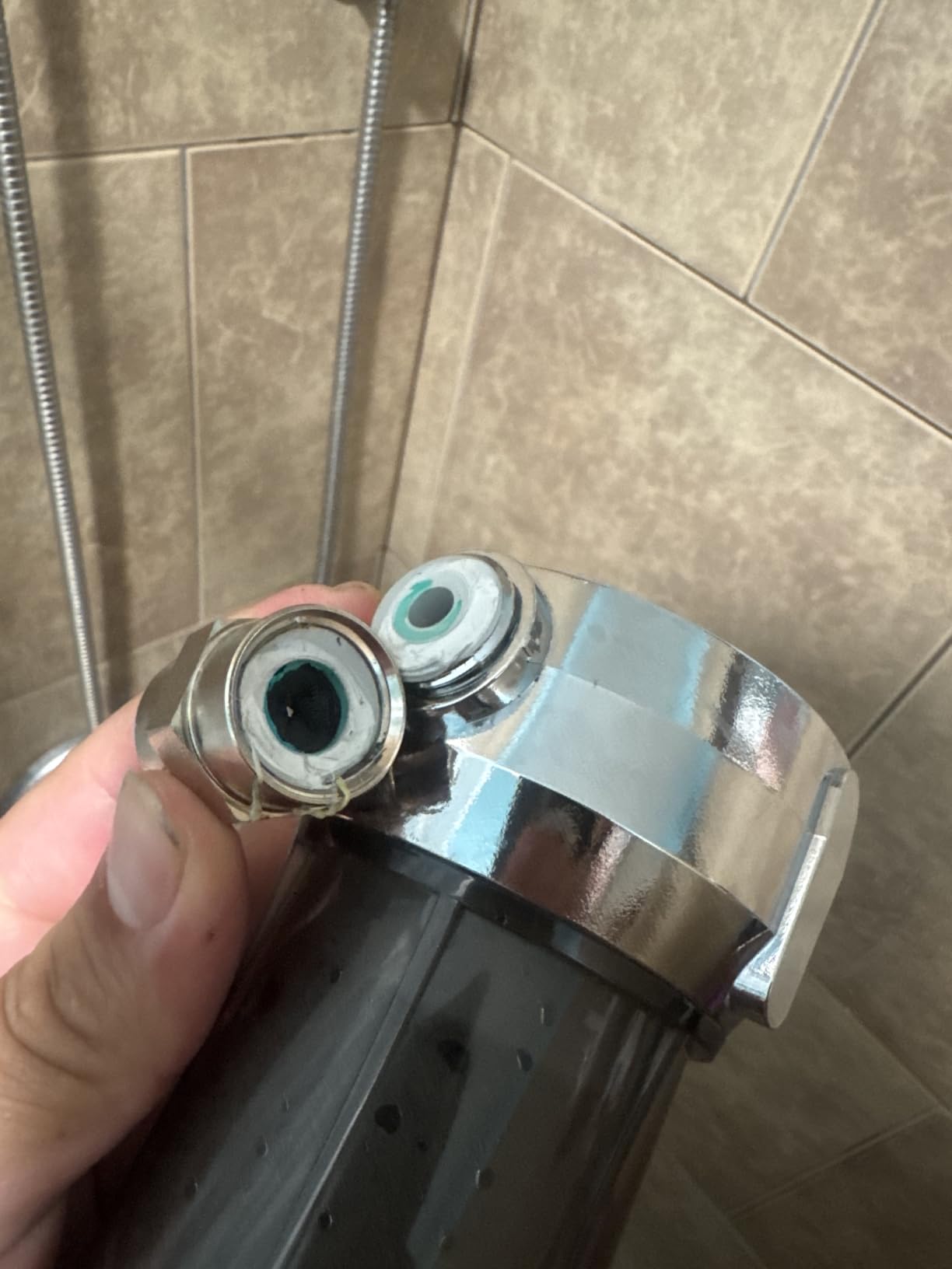 AQUAYOUTH 2.0 Carbon Shower Head Filter System | Removes Chlorine, Heavy Metals, And More | Great For Dry Skin/ Hair, And More | NSF Certified customer photo 2