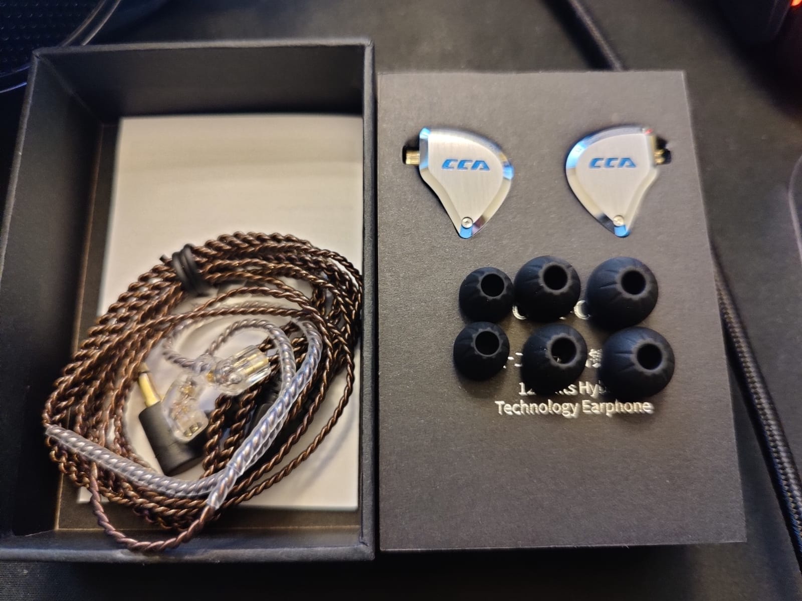 CCA C12 in Ear Monitor Headphones 5BA 1DD Hybrid HiFi IEM Earphones Noise Isolating Stereo Wired Earbuds for Musicians Audiophile Singers DJ customer photo 2