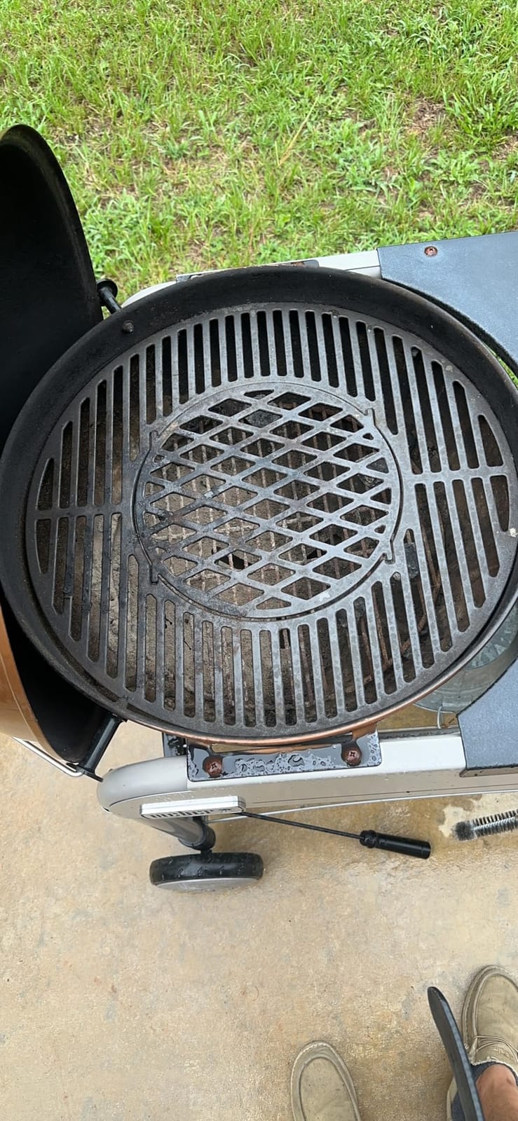 onlyfire 2-in-1 Cast Iron Grill Grate Replacement Weber Gourmet BBQ System customer photo 1