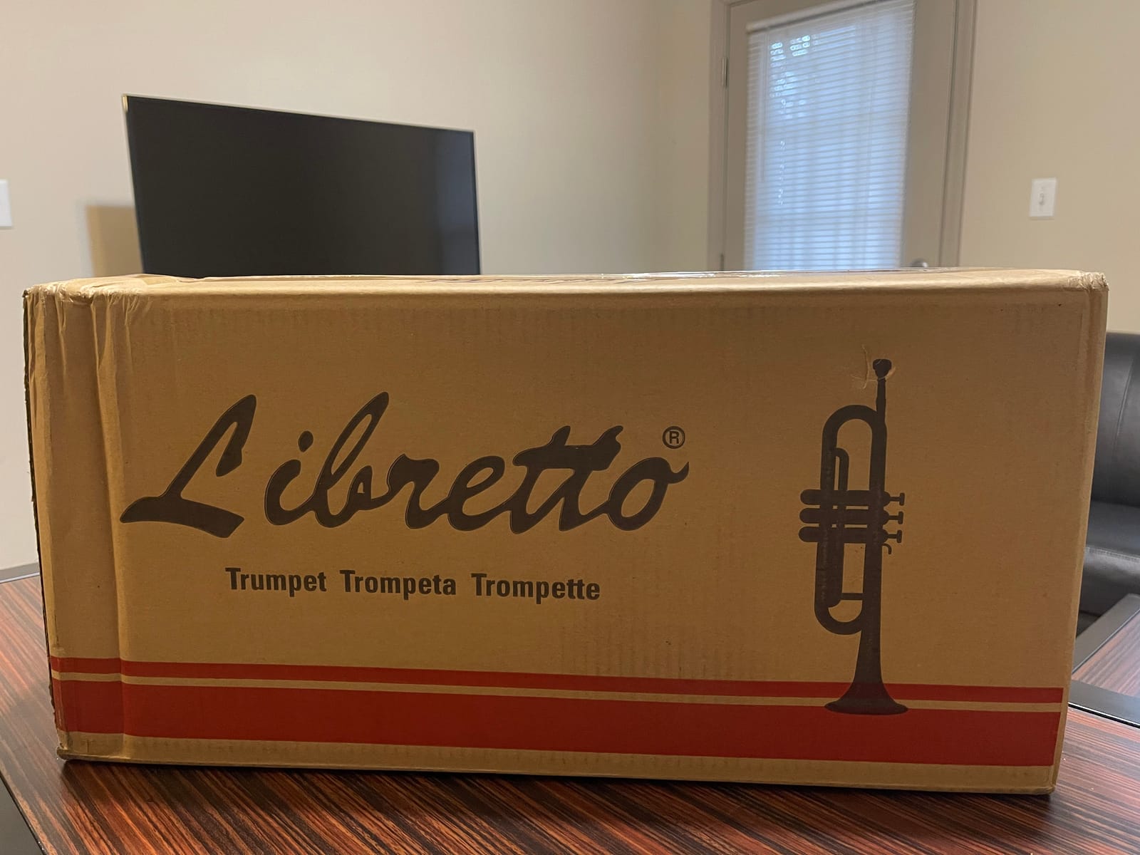 Libretto Gold Lacquer Bb Trumpet Set, Rose Brass Leadpipe | Standard for Beginner & Intermediate Students, Stainless Valve, 7C Mouthpiece, Durable Case, Portable Stand, Care Kit customer photo 2