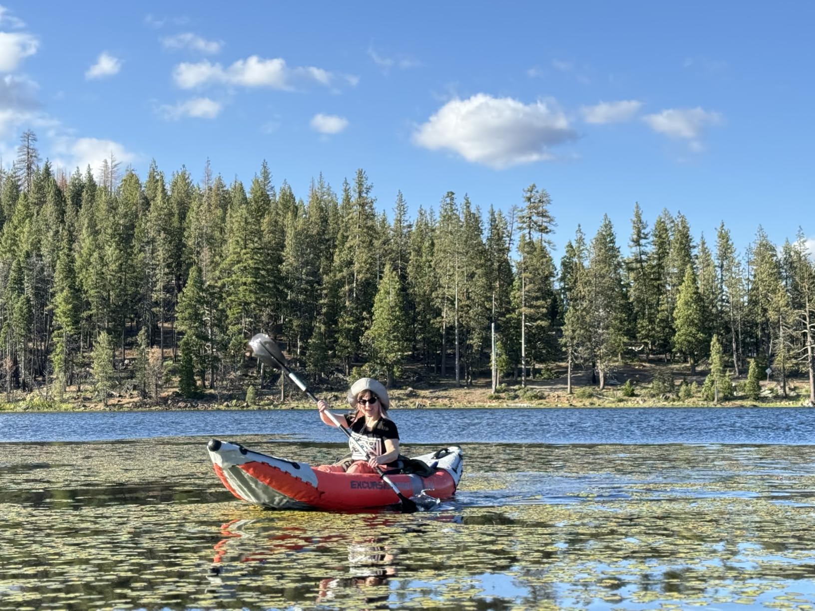 INTEX Excursion Pro K1 Inflatable Kayak 1-Person Set with Paddle & Pump customer photo 2