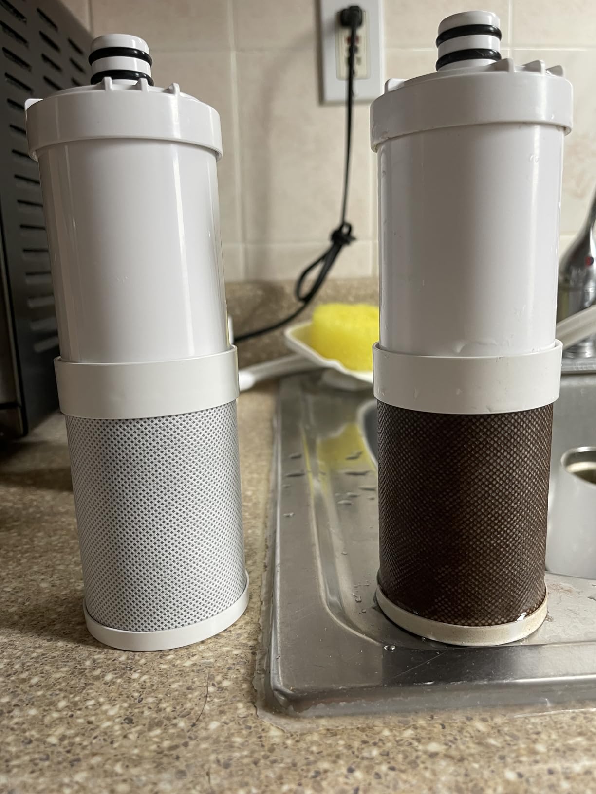 Waterdrop CTF-01 Water Filter for Sink Faucet, Stainless Steel, 1 Filter customer photo 2