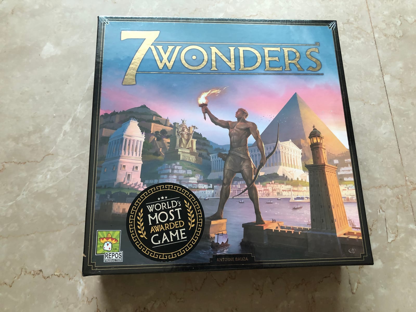 Asmodee 7 Wonders Board Game (New Edition) - Lead Your Civilization to Prosperity, Strategy Game for Kids and Adults, Ages 10+, 3-7 Players, 30 Minute Playtime customer photo 1