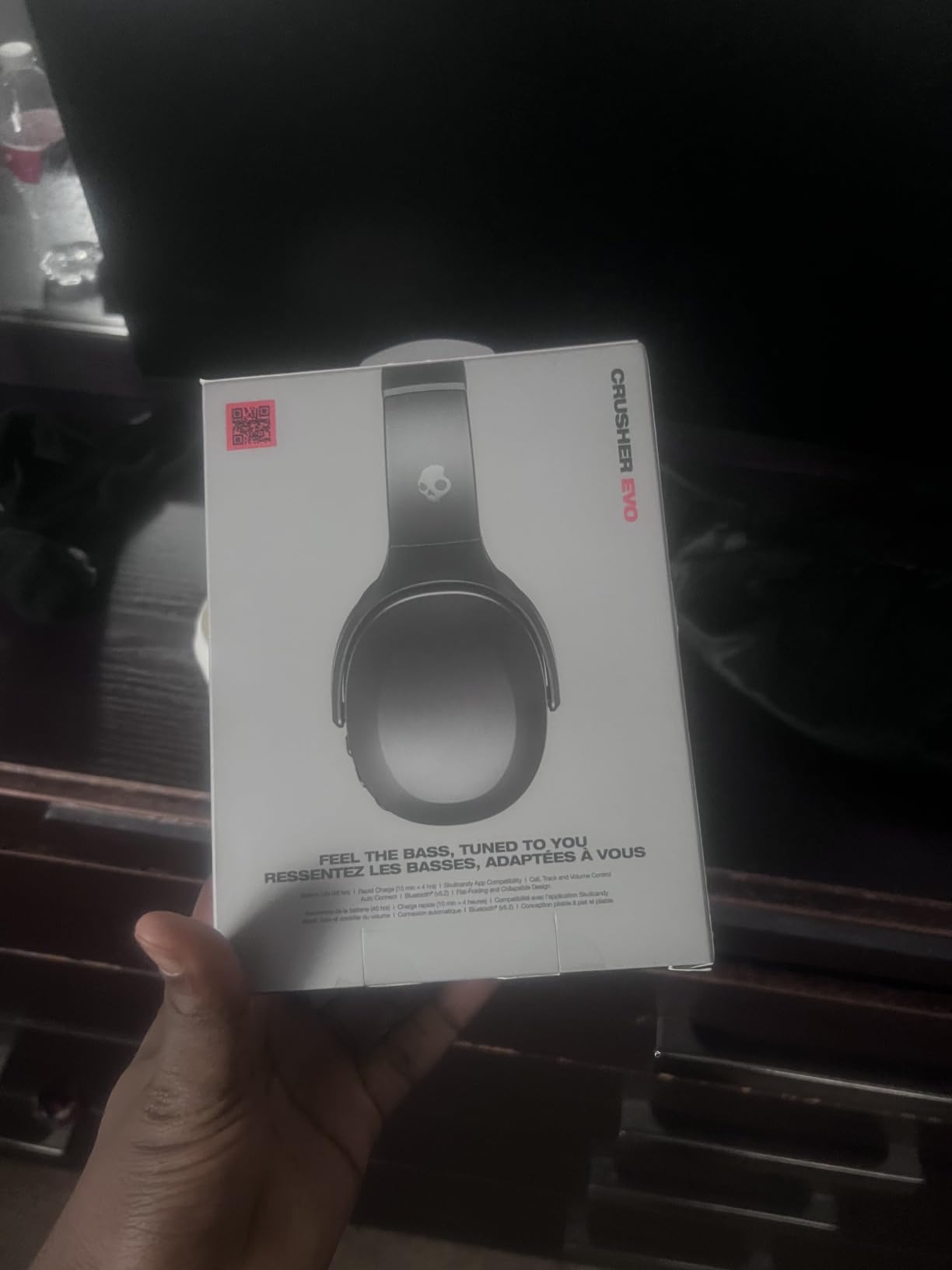 Skullcandy Crusher Evo Wireless Multi-Sensory Bass Headphones - True Black customer photo 1