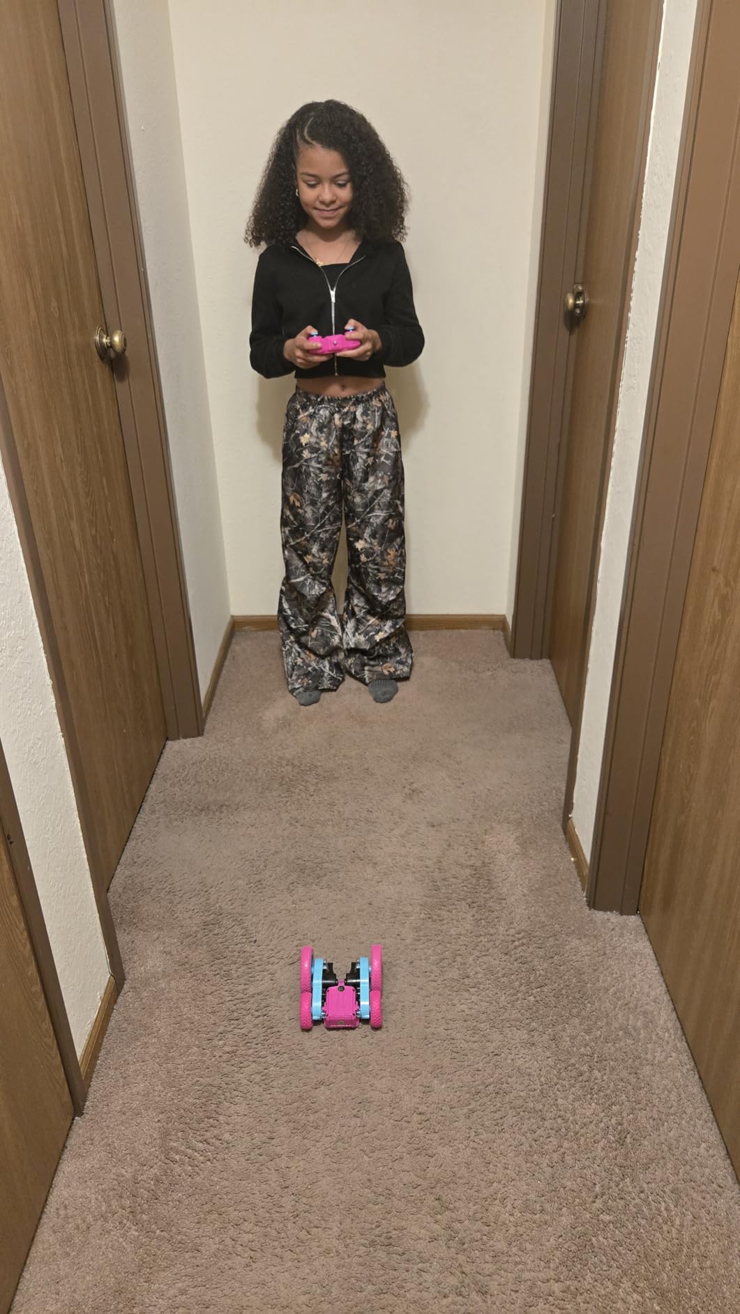 Force1 Tornado Blue LED Remote Control Car for Kids- Double Sided Driving Fast RC Cars 360 Flips, Outdoor 4WD Off Road Stunt RC Car, All Terrain Tires, RC Crawler Rechargeable Battery, 2.4GHz Remote customer photo 2