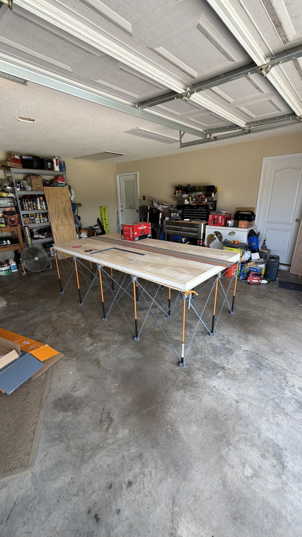 BORA Centipede Folding Work Table 4x6 ft Portable Workbench for Garage customer photo 1