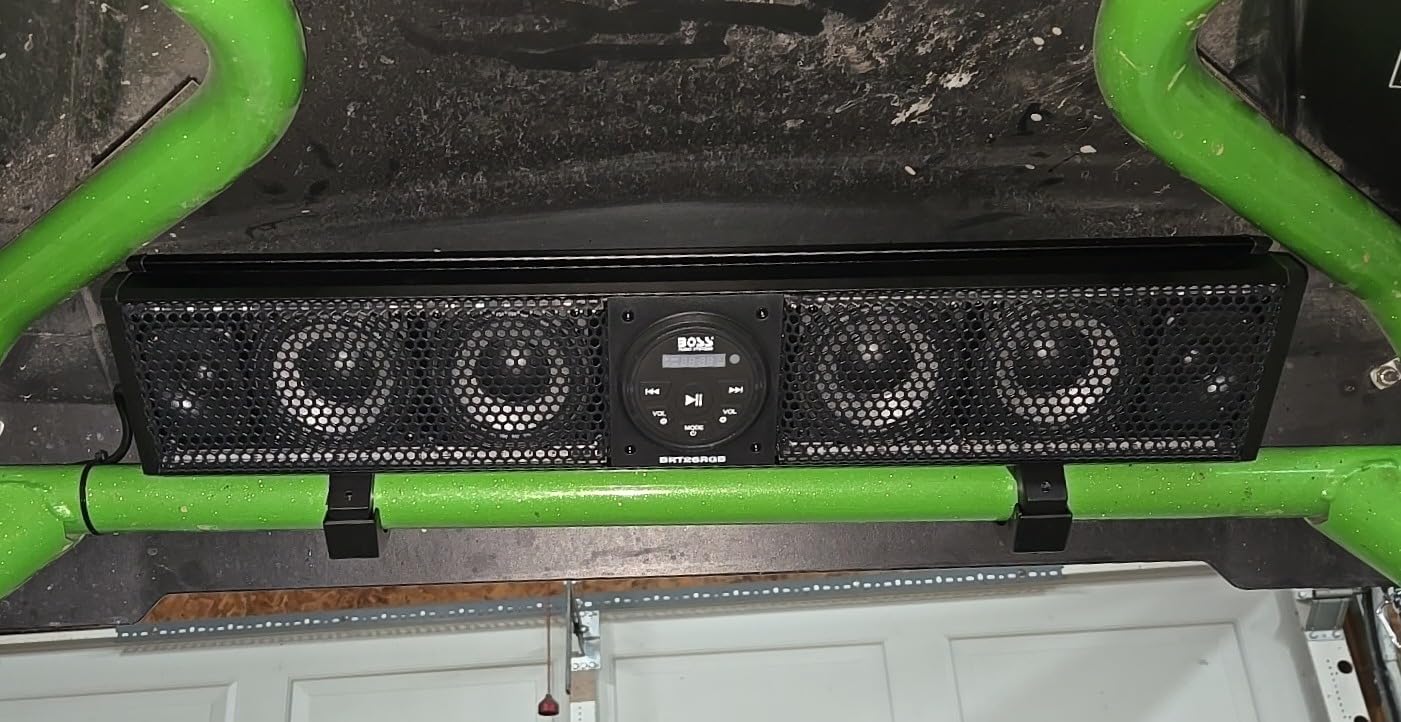 BOSS Audio Systems BRT26RGB IPX5 Weatherproof Bluetooth ATV Sound Bar - 26 Inches Wide, 4 inch Speakers, Tweeters, Amplified, Multicolor Illumination customer photo 2