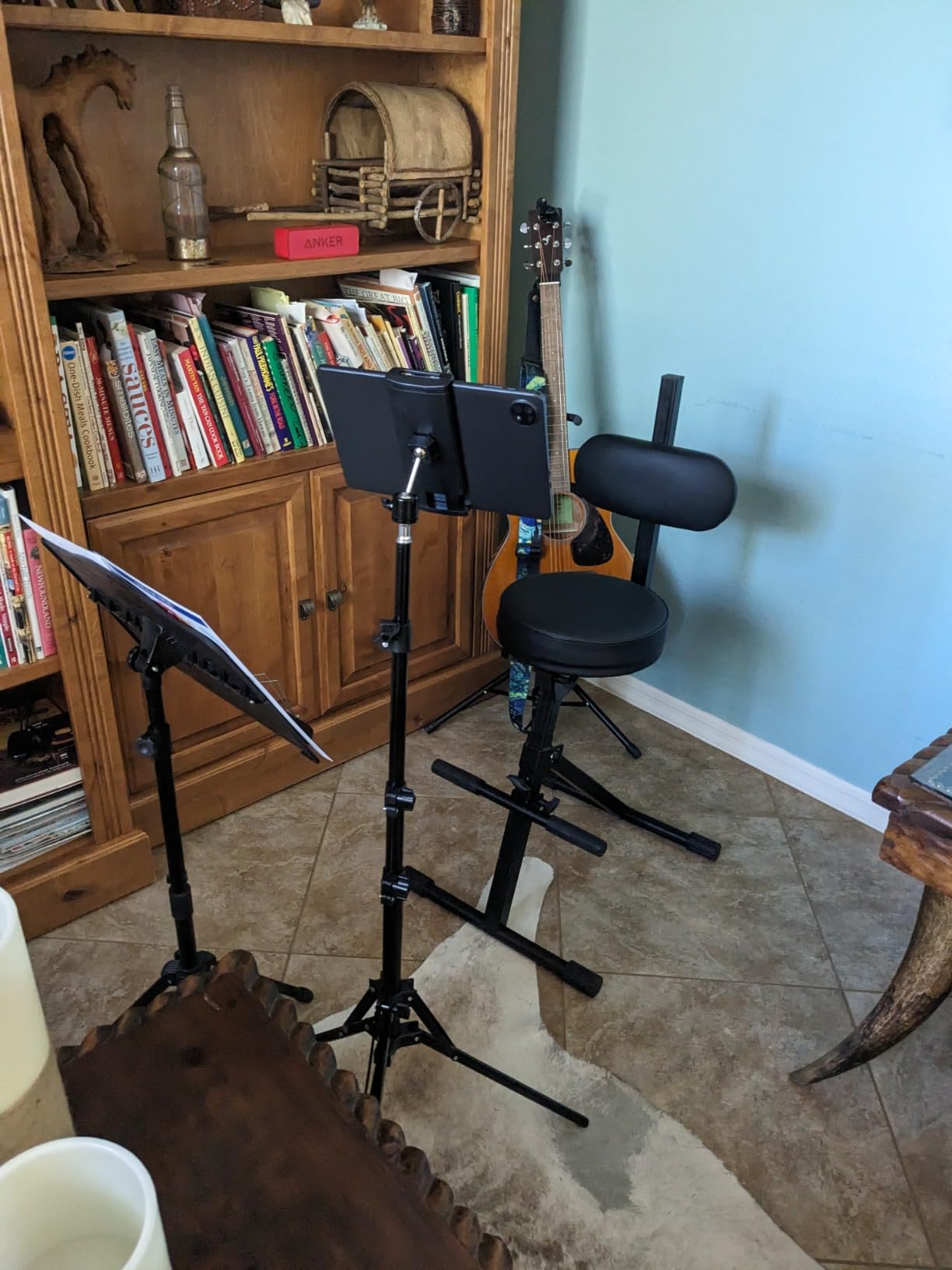 Rockville RDS42 Portable Adjustable DJ Guitar Chair with Padded Backrest customer photo 2
