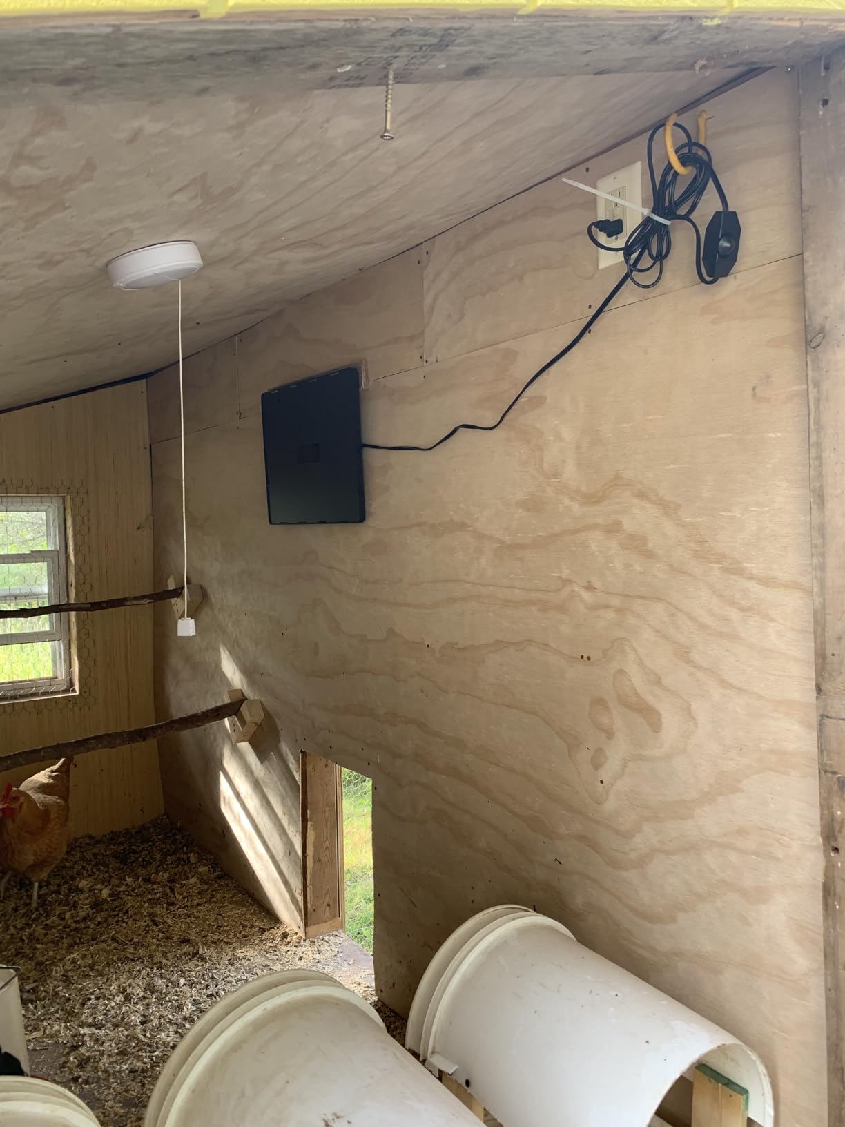 PETNF Chicken Coop Heater 140 Watts Radiant Heat Chicken Heater Energy Efficient Design Safer Than Brooder Lamps Heater for Chicken Coop, Heating Wire UL-Compliant Two Ways to Use, 11.81''x15.74'' customer photo 2