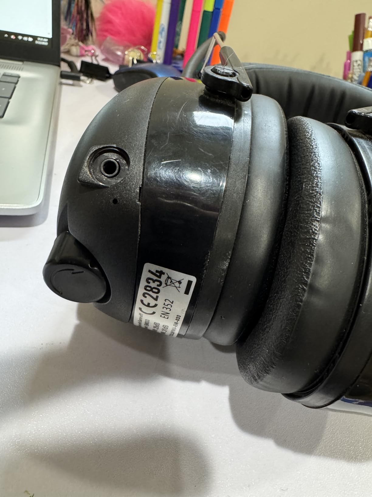 PROHEAR 033 Upgraded Bluetooth 5.4 Hearing Protection Headphones with FM/AM Radio, OSHA-Compliant 25dB NRR Safety Earmuffs, Rechargeable 48H Playtime for Mowing, Workshops and Snowblowing – Black customer photo 2