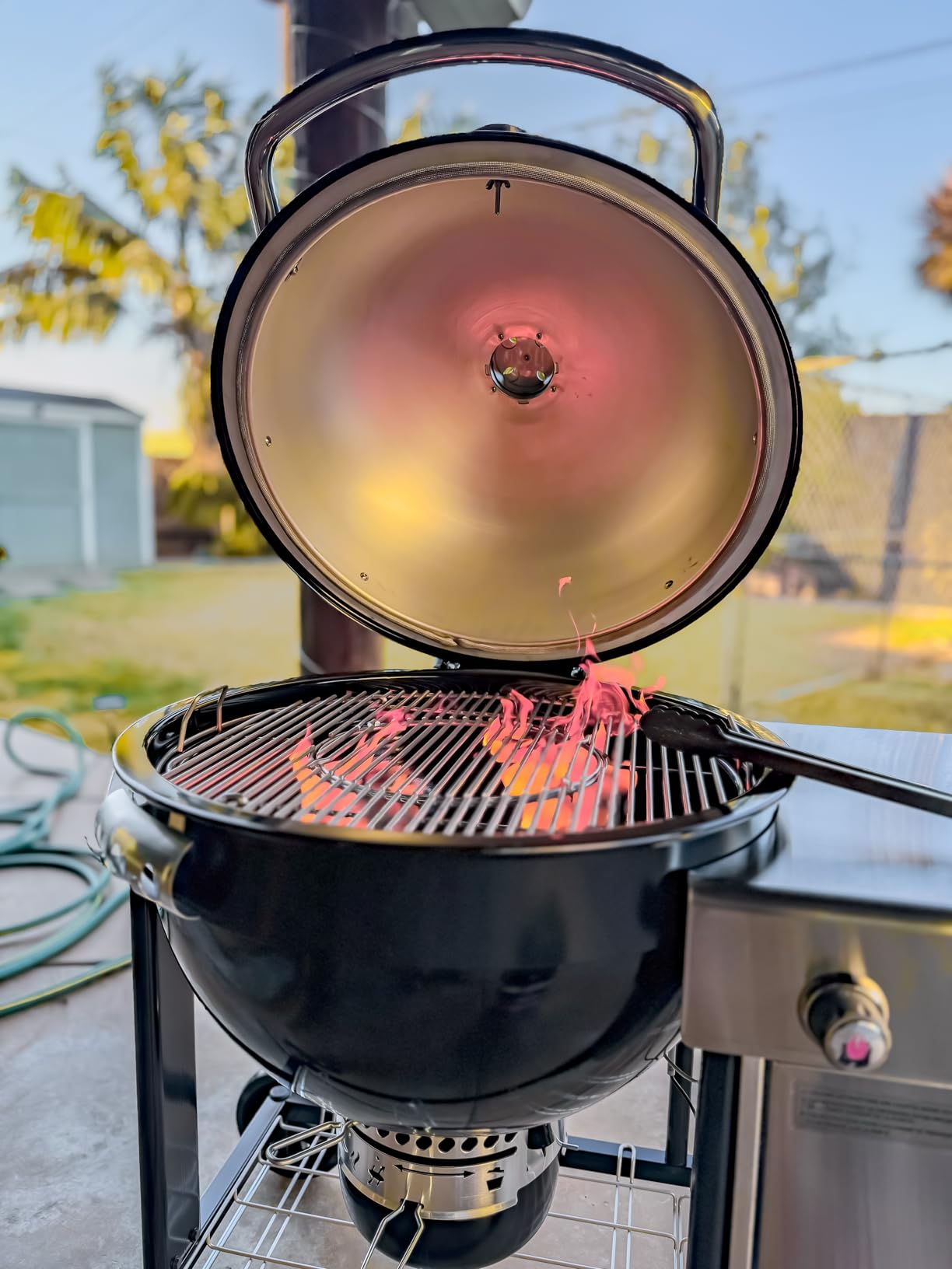 Weber® Summit® Kamado S6 Charcoal Grilling Center with Gas Ignition, Black customer photo 2