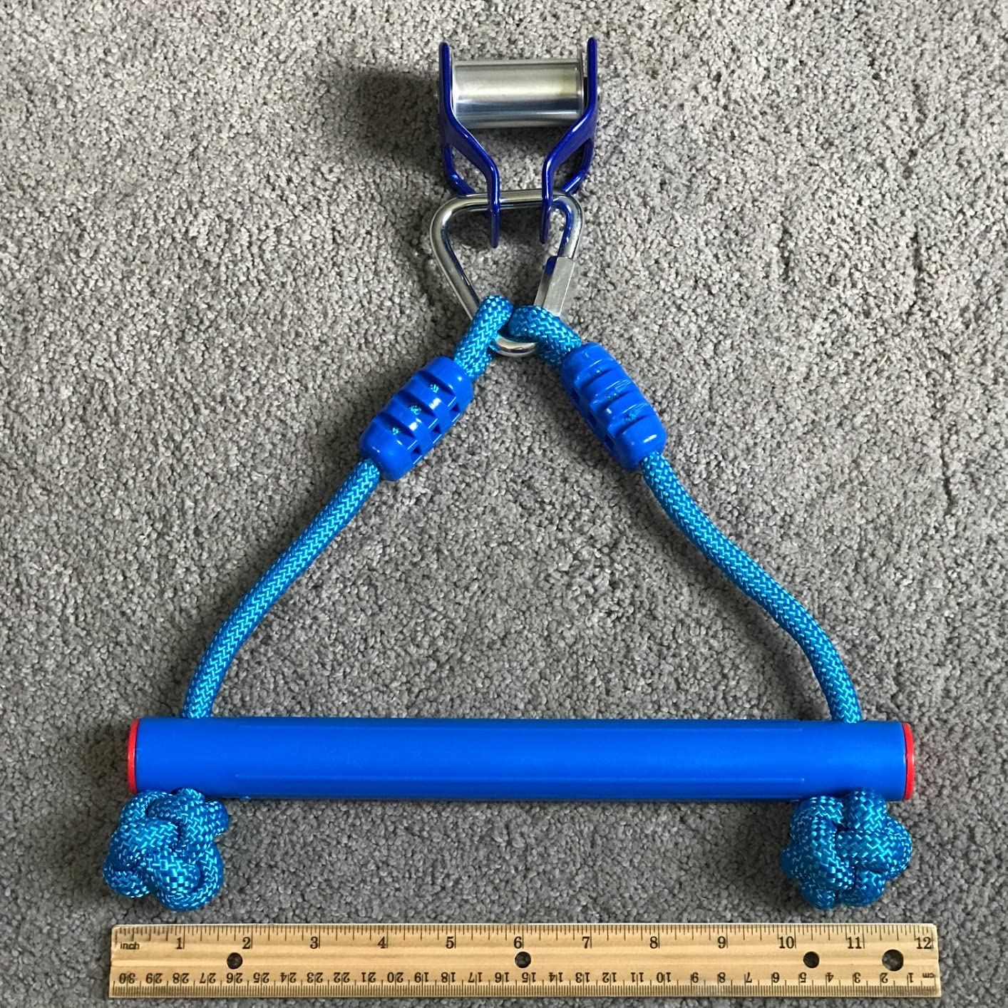 Zip ine Kit for Kids,Stainless steellackline Pulley Slider with Swing seat Zip line,Kids Zipline kit for Backyard with 60ft Ninja Slackline customer photo 1