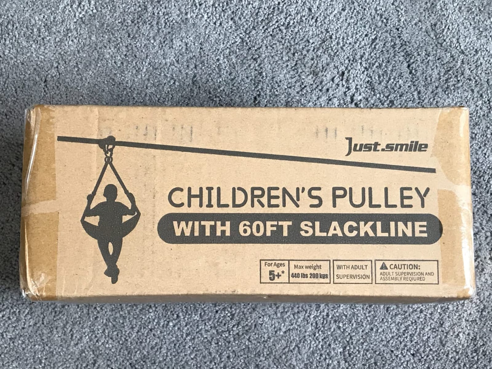 Zip ine Kit for Kids,Stainless steellackline Pulley Slider with Swing seat Zip line,Kids Zipline kit for Backyard with 60ft Ninja Slackline customer photo 2