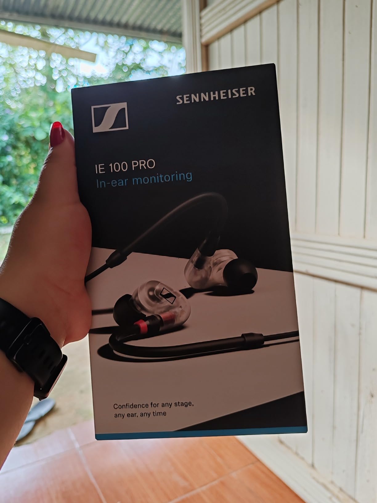 SENNHEISER Professional IE 100 PRO Dynamic In-Ear Monitoring Headphones, Clear customer photo 1