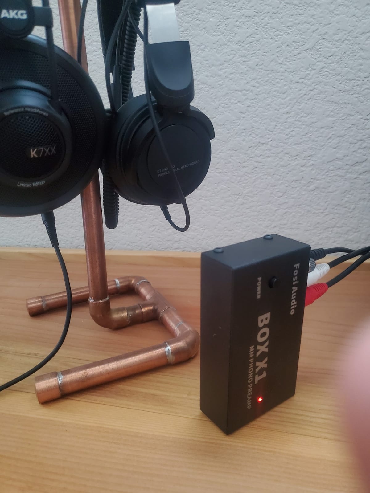 Fosi Audio Box X1 Phono Preamp for MM Turntable Mini Stereo Audio Hi-Fi Phonograph/Record Player Preamplifier with 3.5MM Headphone and RCA Output with DC 12V Power Supply customer photo 2