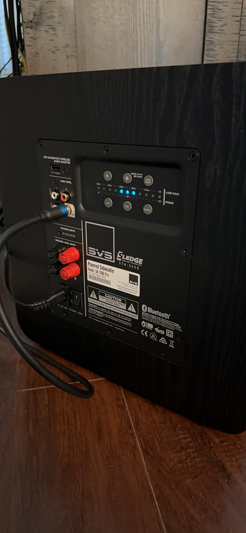 SVS SB-1000 Pro Subwoofer (Black Ash) | 12-in Driver, 325 Watt RMS, Sealed Cabinet customer photo 2