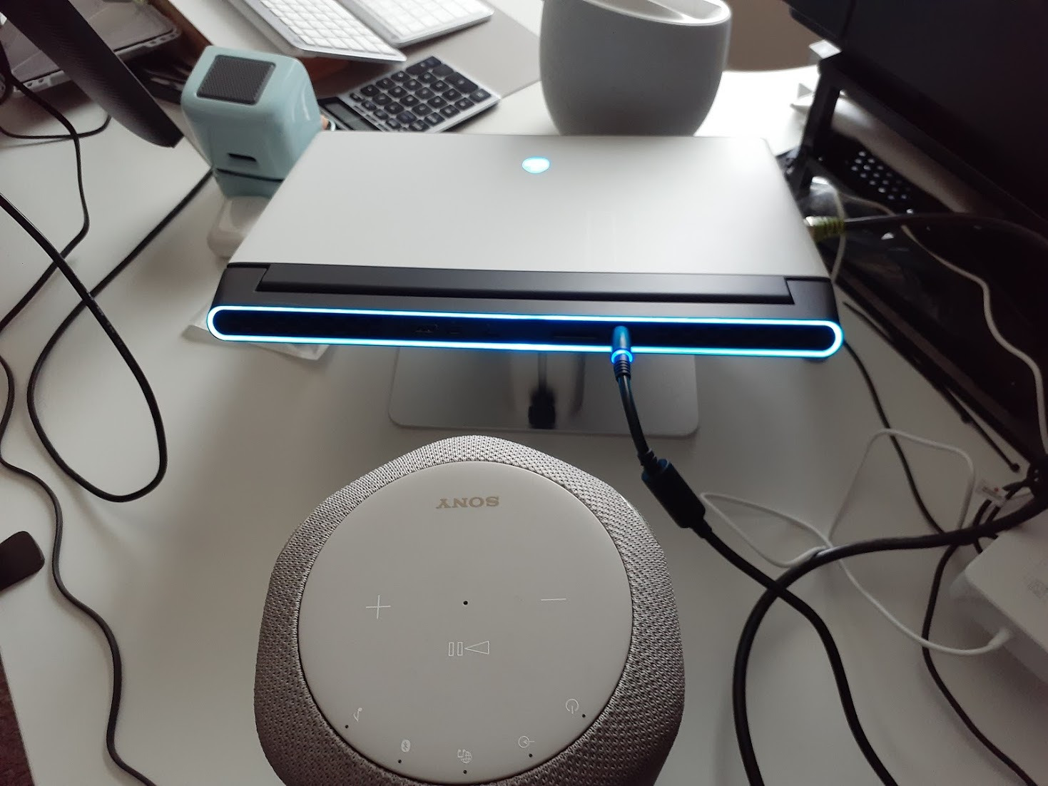 Sony SRS-RA3000 360 Reality Audio Wi-Fi / Bluetooth Wireless Speaker, Works with Alexa and Google Assistant, Light Gray customer photo 2