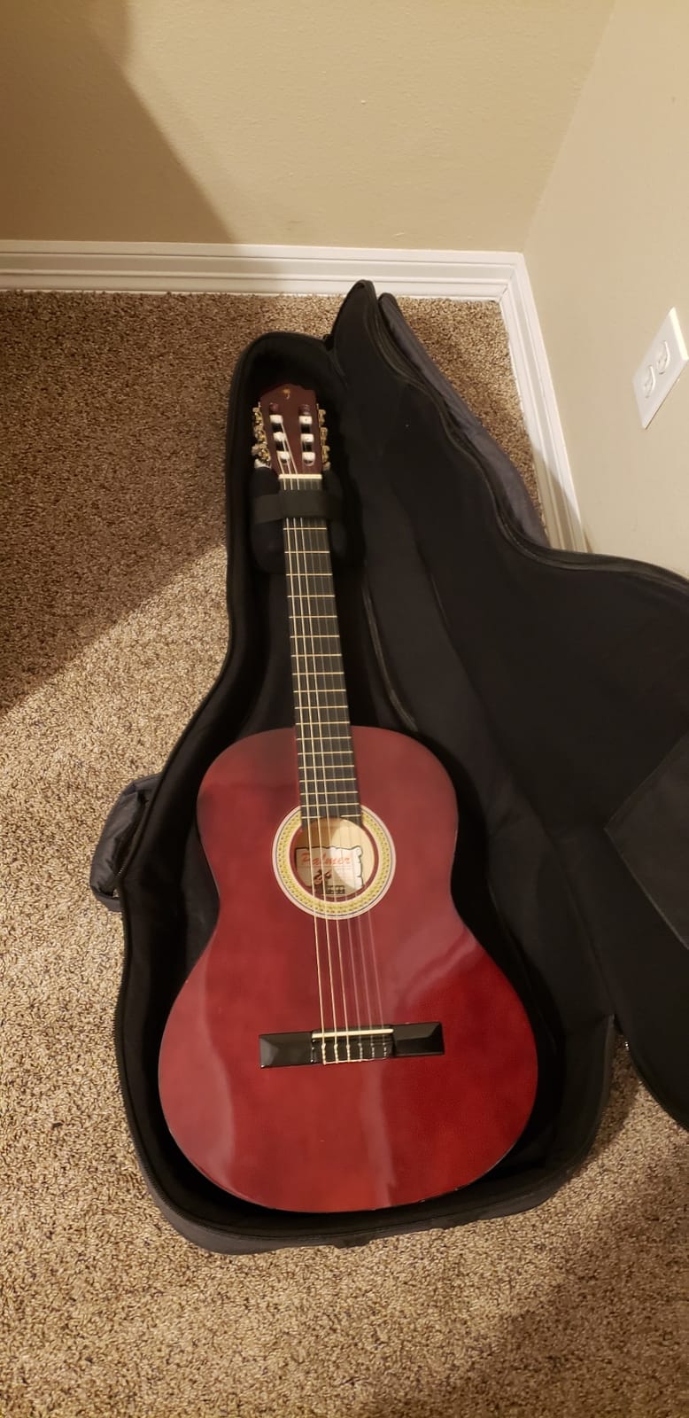 CAHAYA Acoustic Guitar Case Soft Padded Guitar Bag 0.7 In Thick Sponge Reinforced Gig Bag with 5 Pockets,Neck Cradle,Back Hanger Loop for 39 40 41 In Acoustic Classical Guitars CY0244 customer photo 2