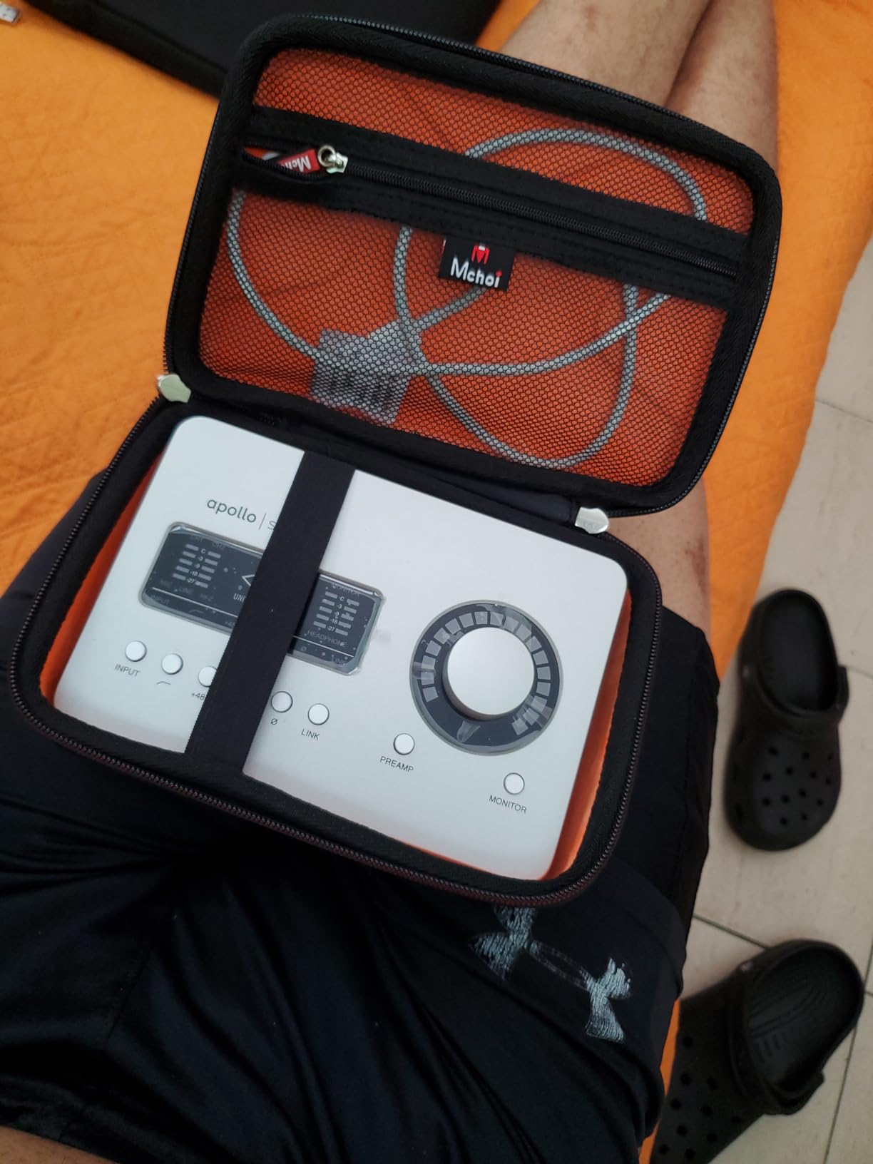 Mchoi Hard EVA Travel Case Compatible with Focusrite Scarlett 2i2 (3rd Gen) 4th Gen USB Audio Interface and Accessories, Case Only customer photo 1