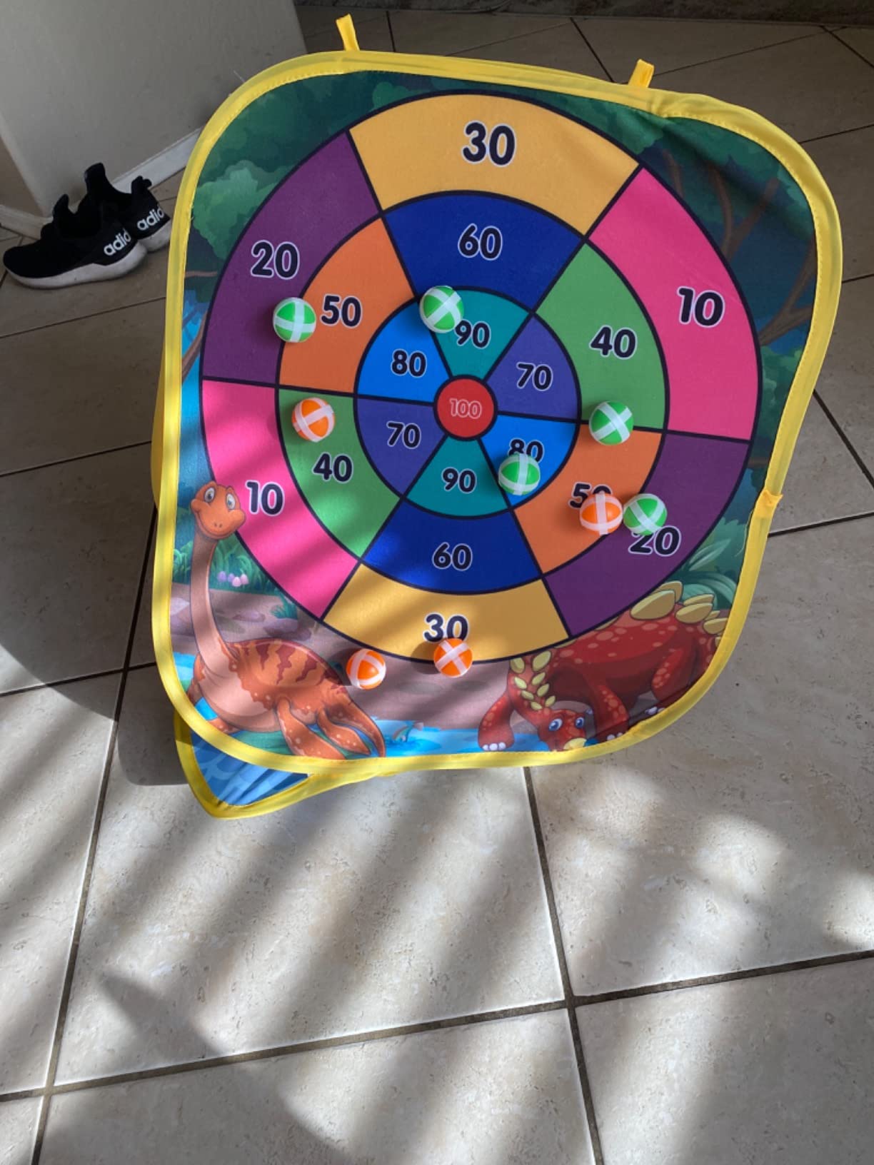 Bean Bag Toss Game for Kids - Cornhole Board Outdoor Toys for Toddlers -Party Activities Carnival Outside Yard Backyard Beach Lawn Games Toy for Kid Boys Girls Age 3 4 5 6 7 8 Year Old Birthday Gifts customer photo 2