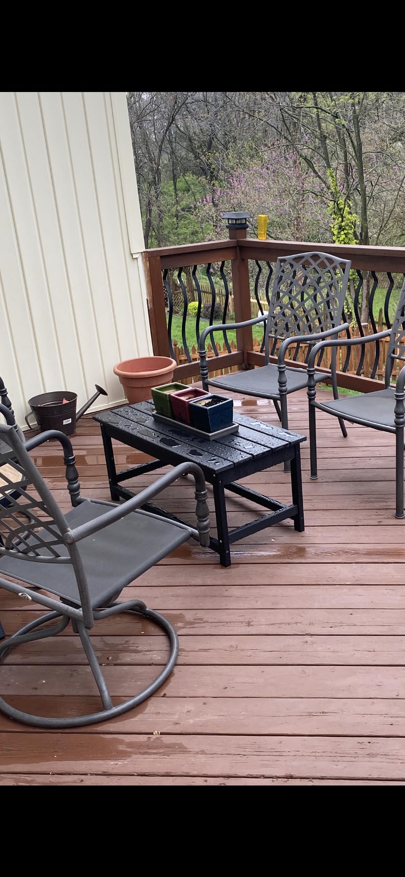 WestinTrends Malibu Outdoor Poly Lumber Coffee Table, 35.25