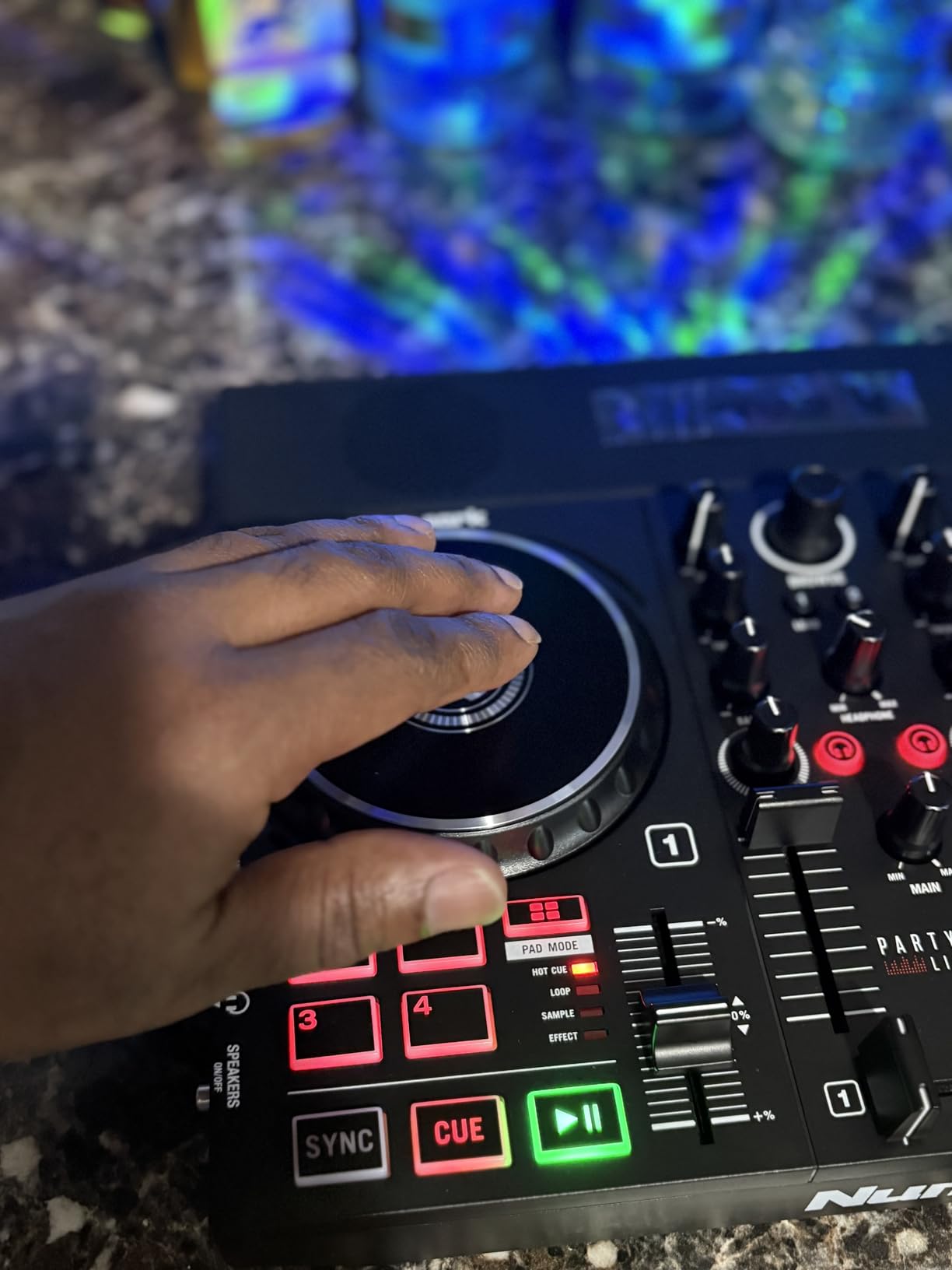 Numark Party Mix Live DJ Controller with Built-in Lights and Speakers customer photo 2