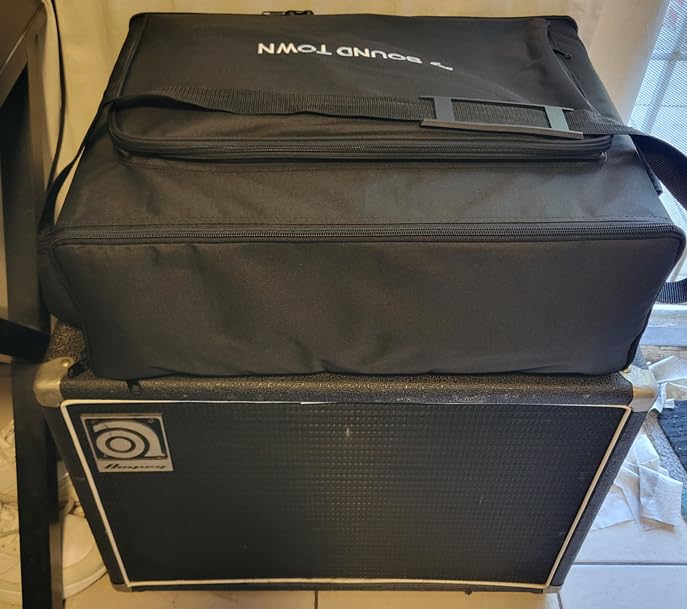 Sound Town Portable 4U Rack Bag, Soft Rack Case with 14