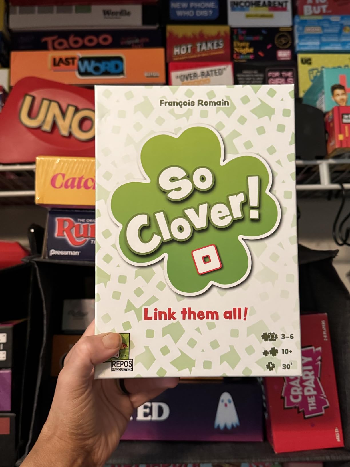 Asmodee So Clover! Party Game - Cooperative Word Association Board Game for Ages 10+, 3-6 Players, 30 Min Playtime customer photo 1