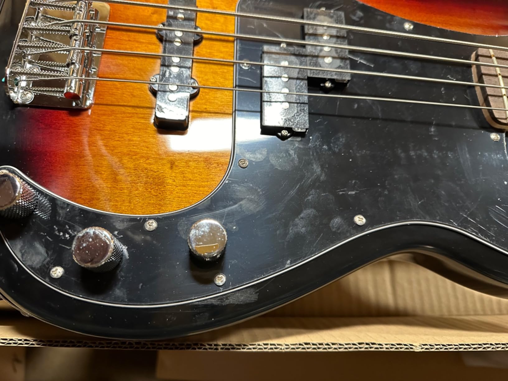 Fender Squier Affinity Precision Bass Pack, with Amp, 3-Color Sunburst customer photo 1