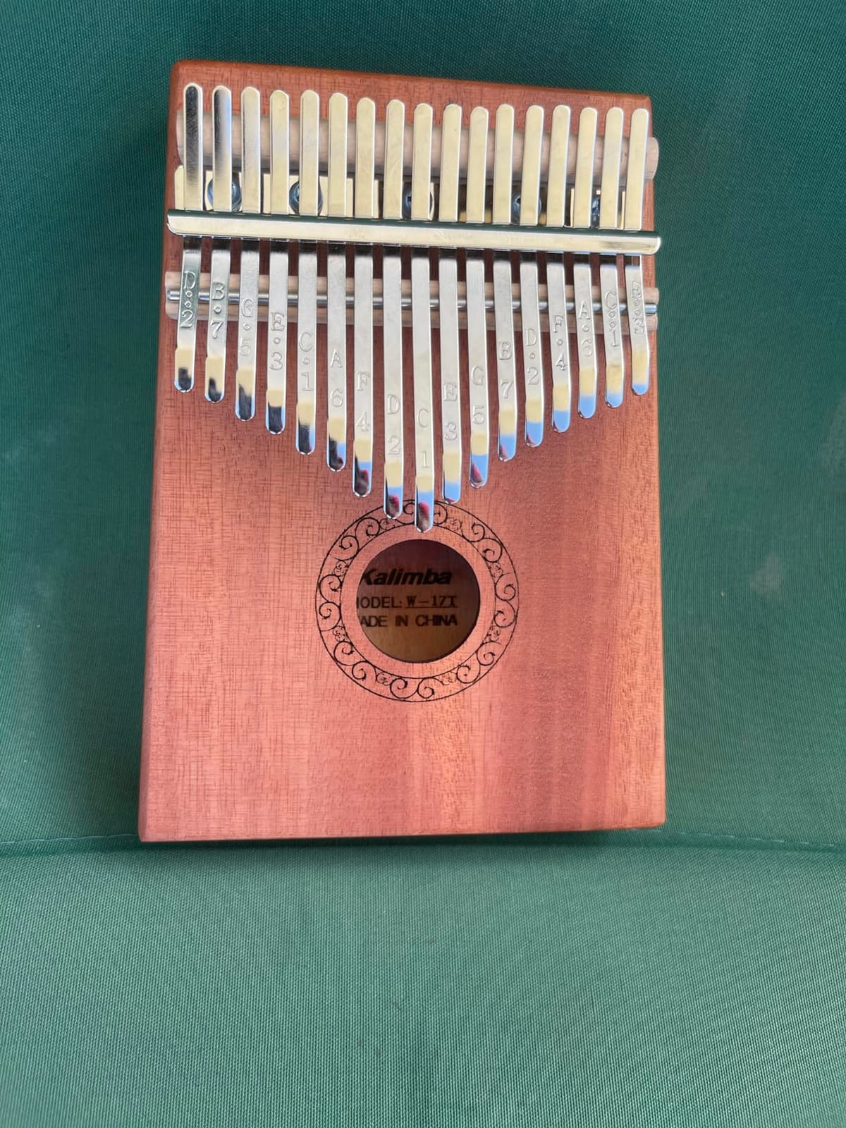 Kalimba Thumb Piano, YUNDIE Portable 17 Keys Mbira Finger Piano with Tune Hammer and Instruction,Musical Instruments Birthday Gift for Adult Beginners Professional(Brown) customer photo 2