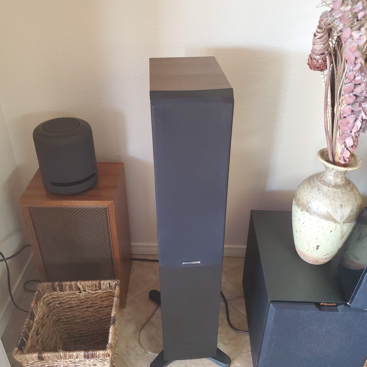 Dynaudio Emit 30 Floorstanding Loudspeakers - Pair (Walnut Wood) customer photo 2