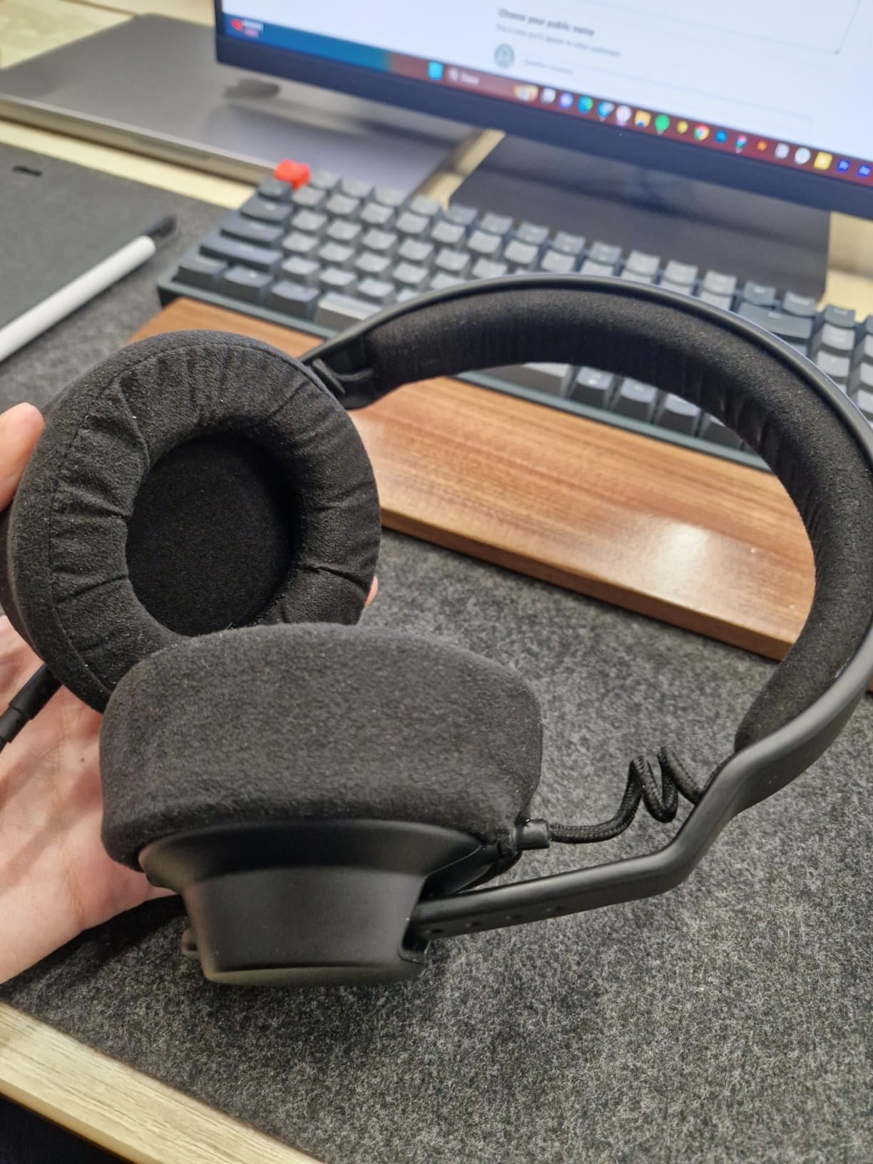 AIAIAI TMA-2 Studio Wired Black Over-Ear Headphones, Alcantara Memory Foam customer photo 1