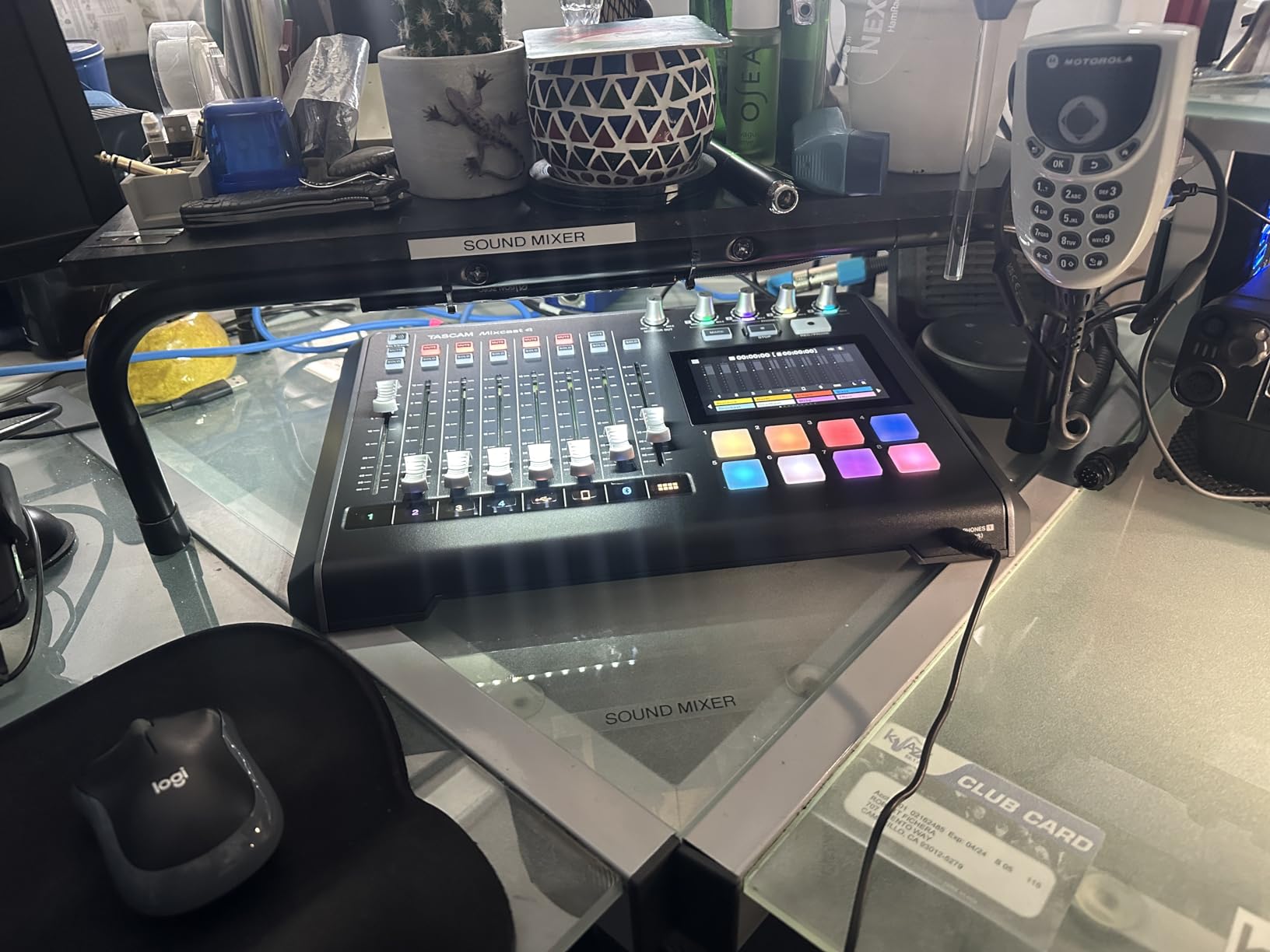 TASCAM Mixcast 4 Podcast Streaming Mixer, Recorder, and USB Audio Interface — Four XLR/TRS Mic Inputs, Touch Screen and Editing Software Included | Recorder, USB Audio Interface - Four XLR/TRS Mic Inputs, Touch Screen and Editing Software Included customer photo 1