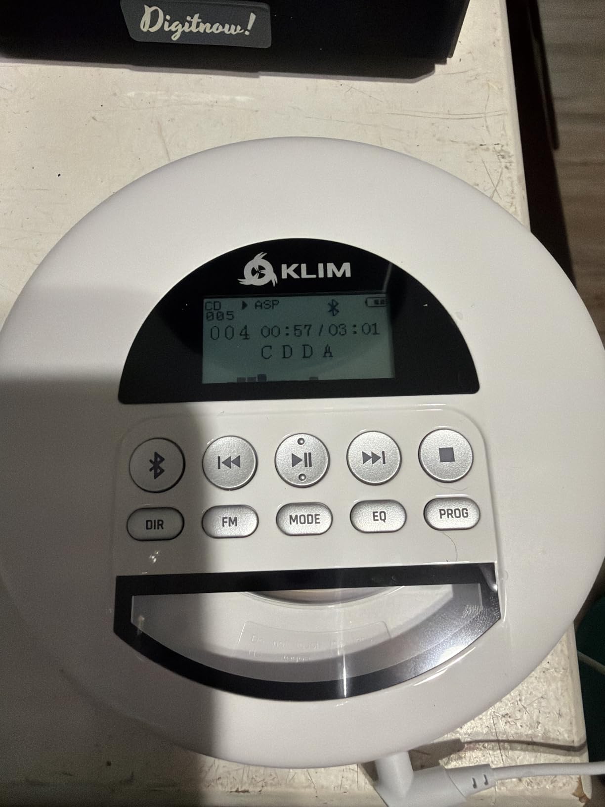 Portable CD Player with Long-Lasting Battery - FM Radio and Bluetooth customer photo 2