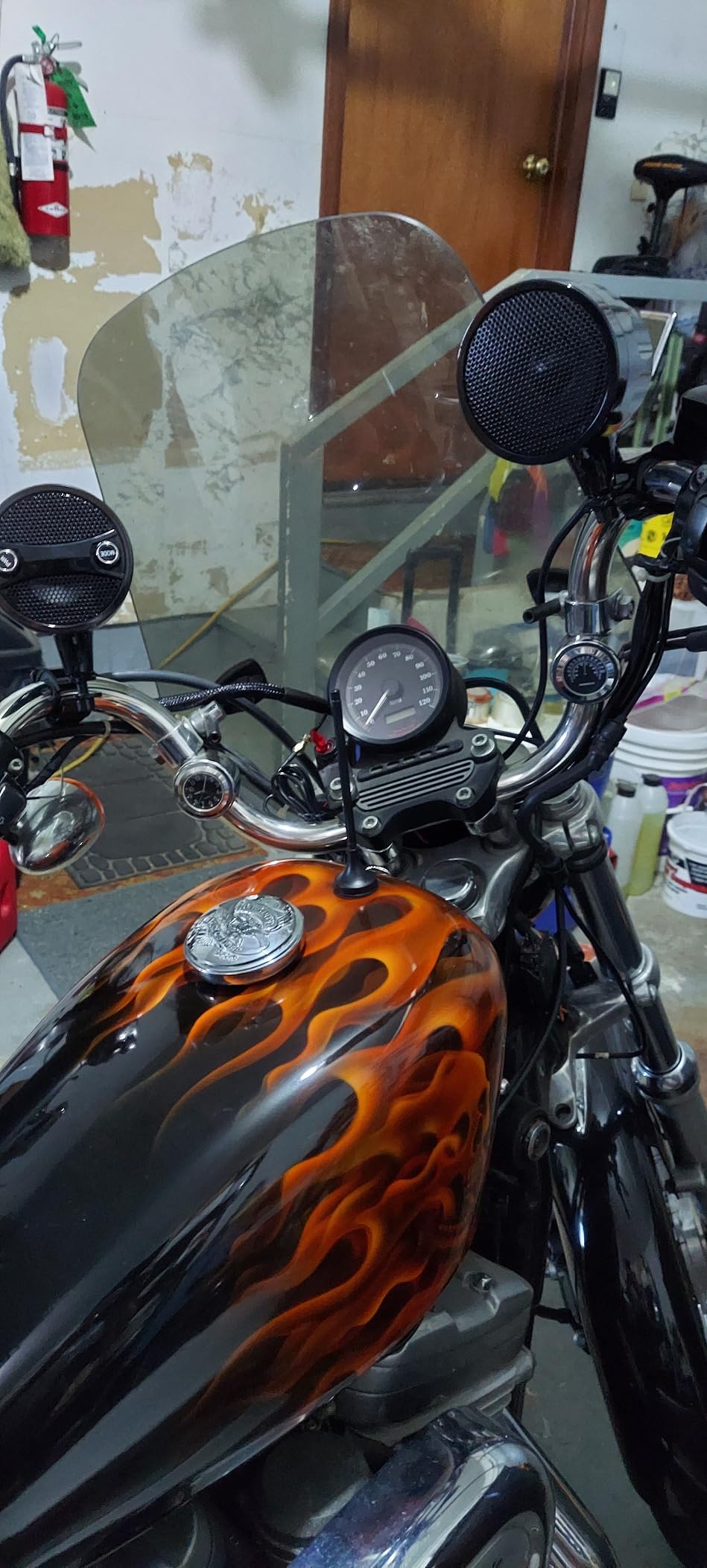 Motorcycle Speakers Motorcycle Bluetooth Speakers Motorcycle Speakers Bluetooth Waterproof Motorcycle Radio ATV Utv Sound System RZR Speakers Golf cart Stereo System Jet ski Speakers Sound bar customer photo 2